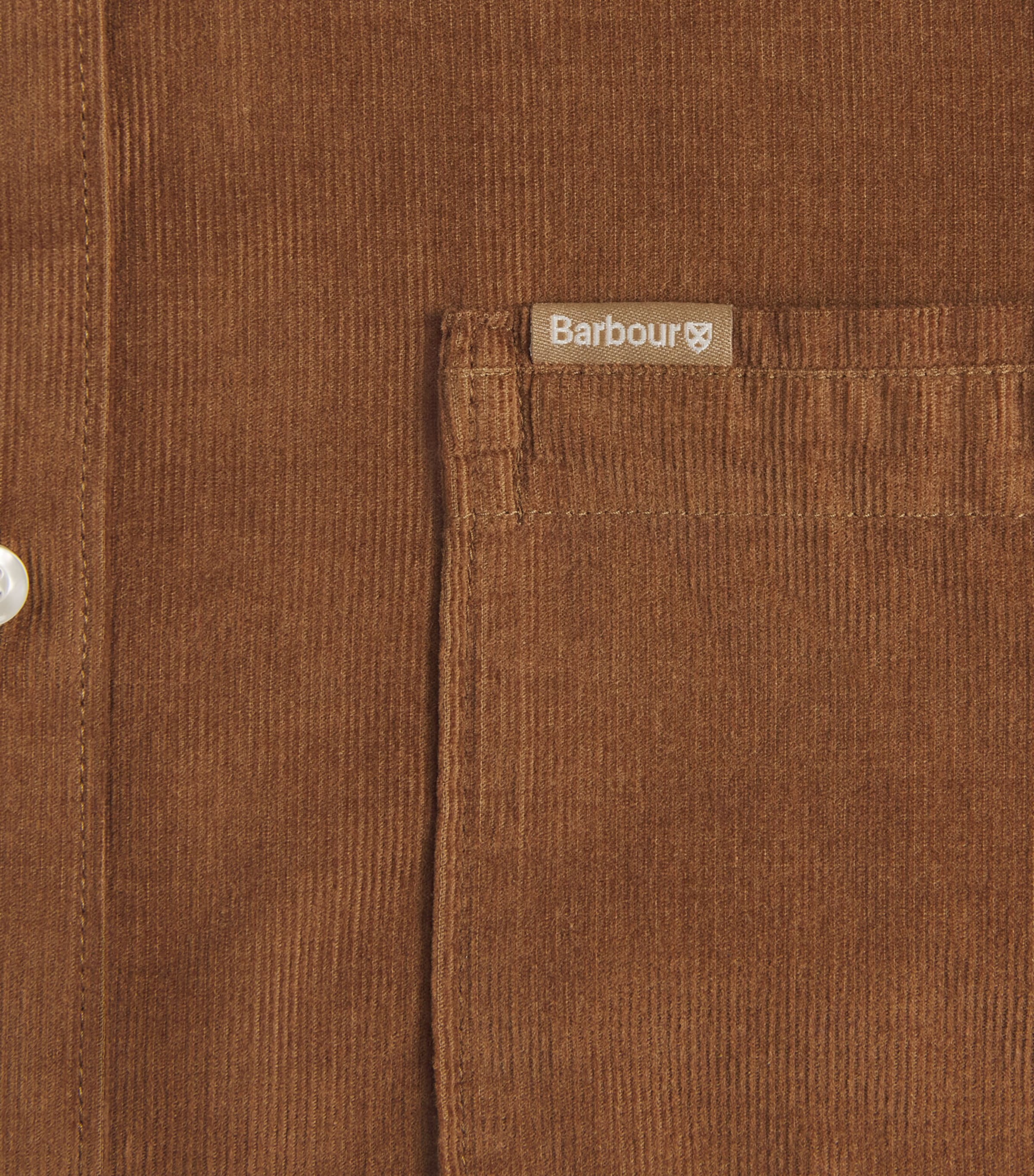 Barbour Mens Cotton Ramsey Tailored Shirt Sandstone Image 6