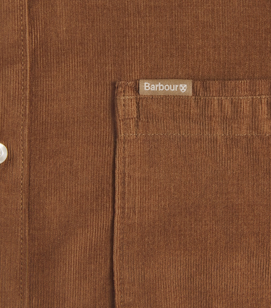 Barbour Mens Cotton Ramsey Tailored Shirt Sandstone Image 6