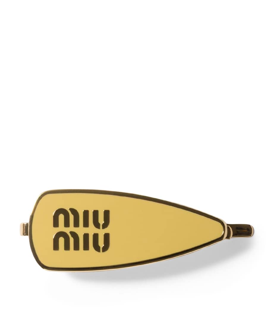Miu Miu Enamelled Hair Clip Image 1