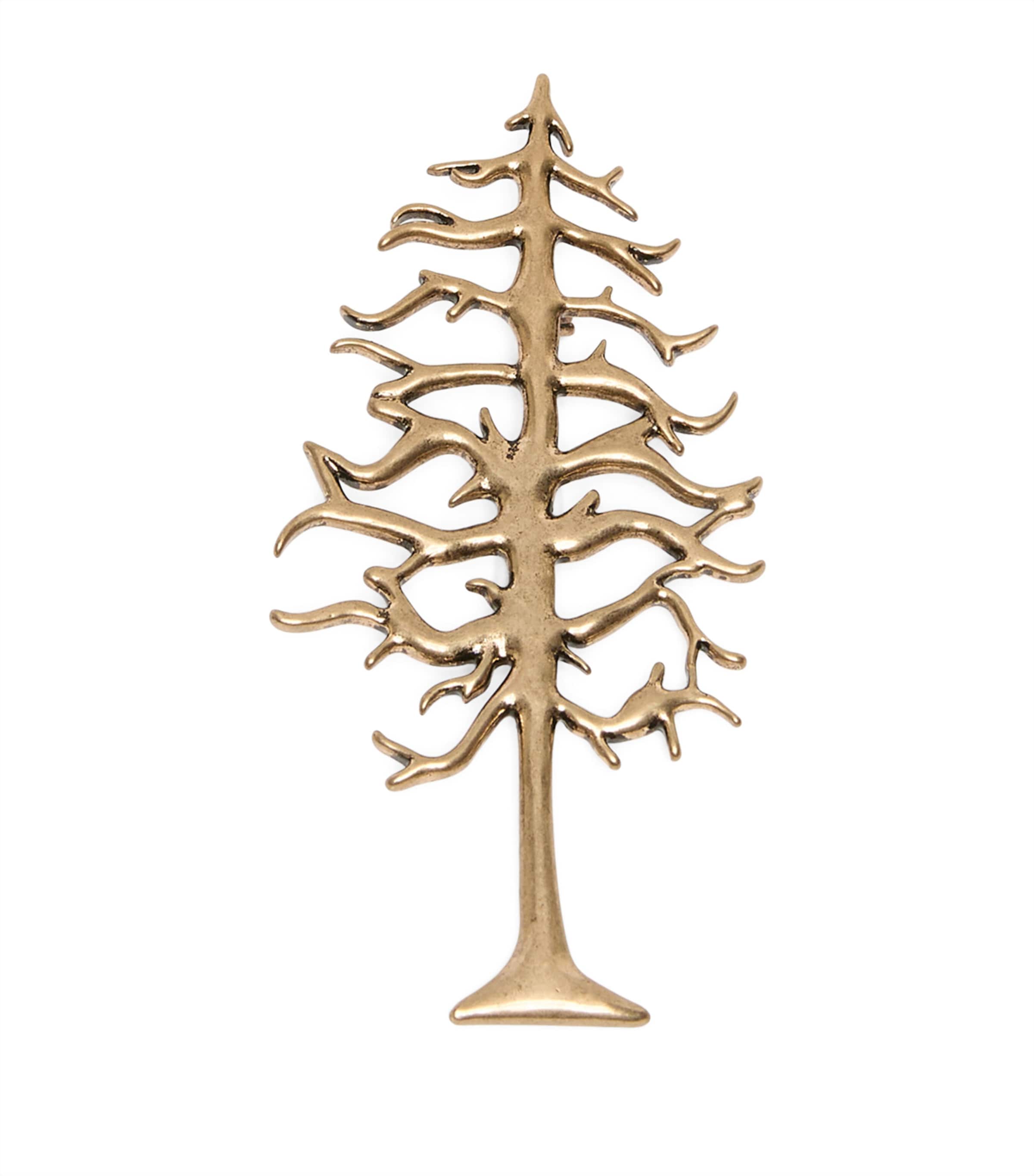 Weekend Max Mara Tree Brooch Gold Image 1