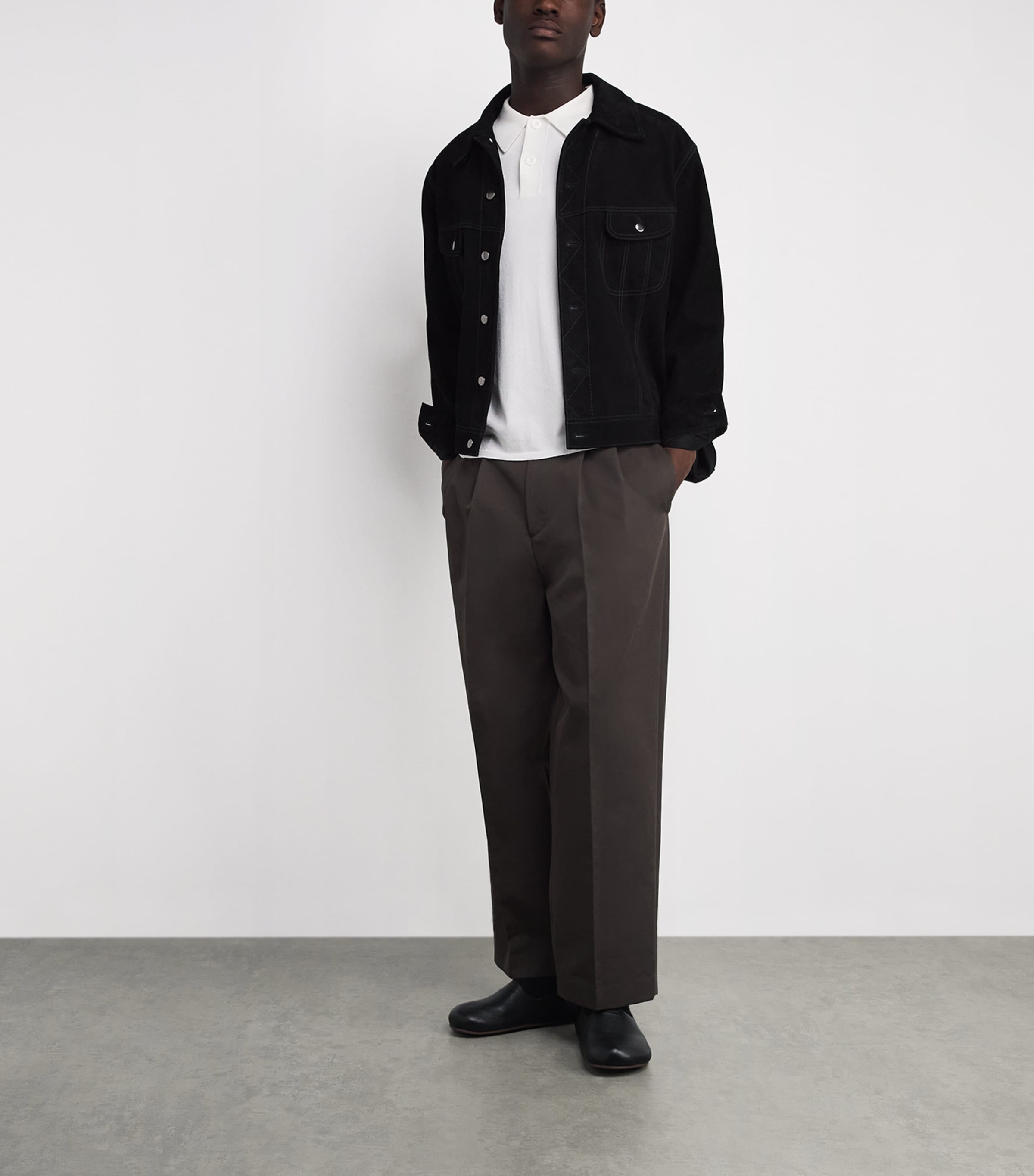 Knitted Polo Shirt WHITE Image 2