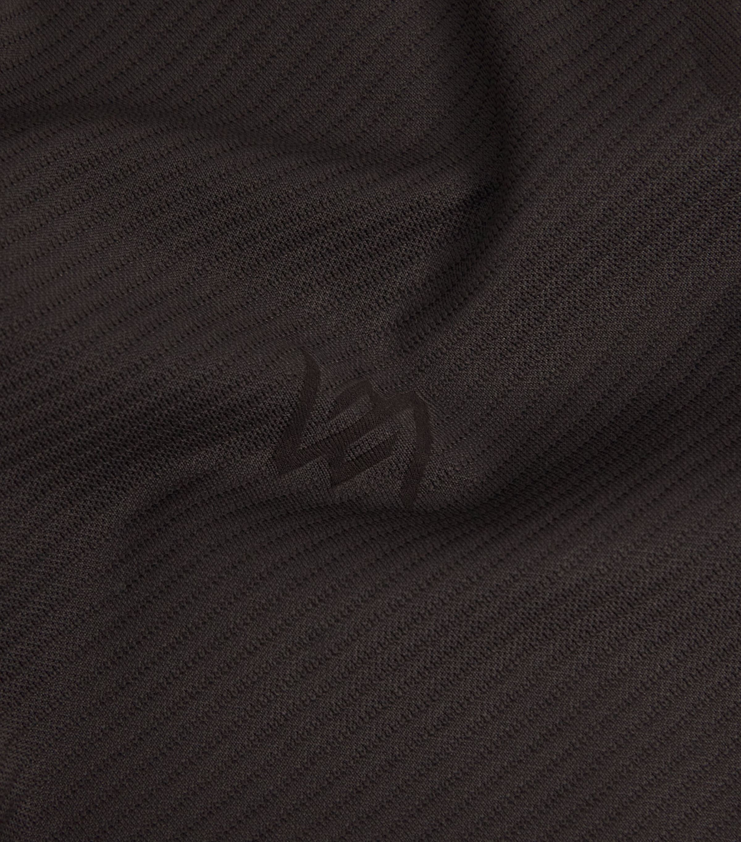 Long-Sleeve Seamless Uprising T-Shirt CHOCOLATE Image 5