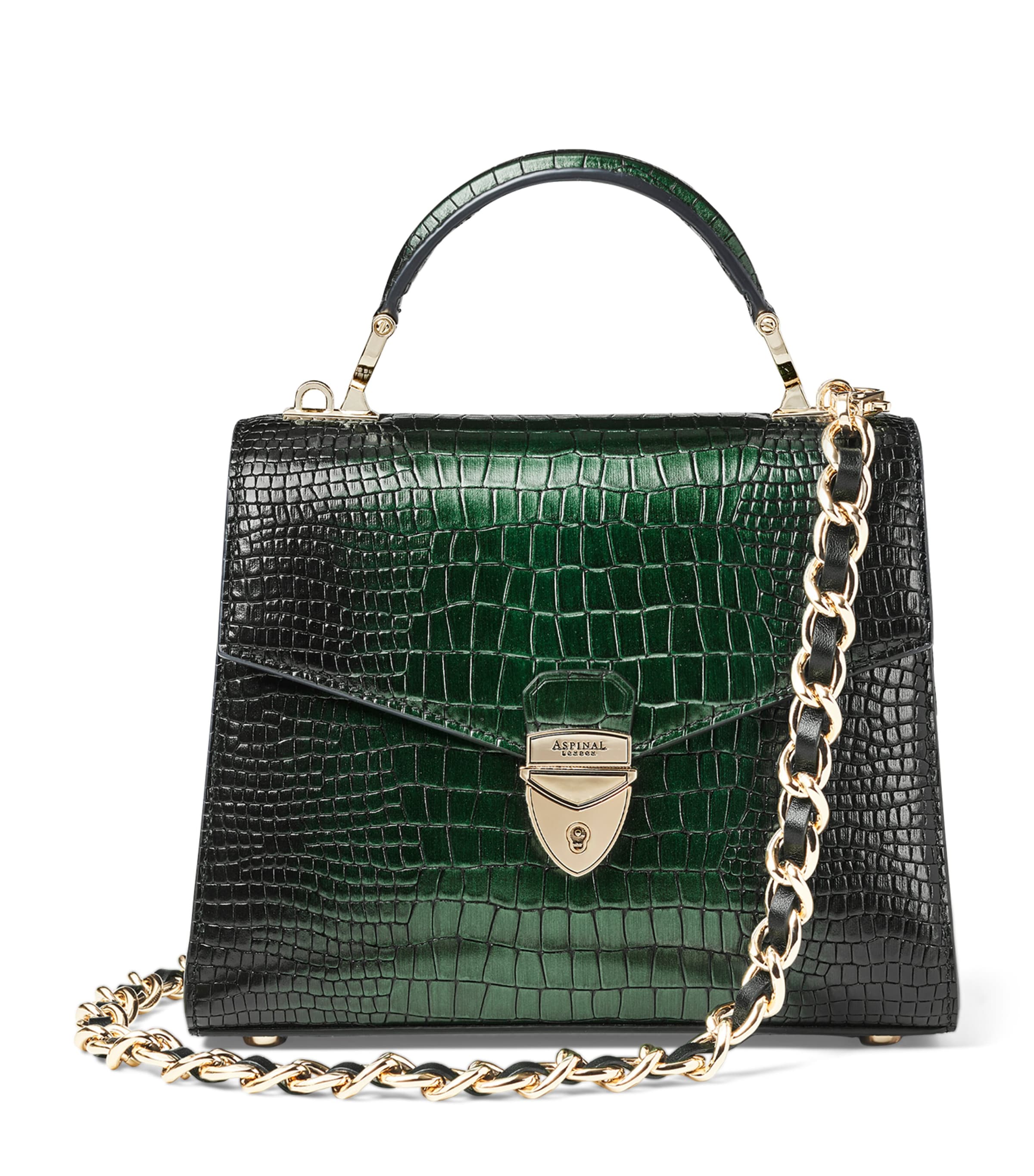 Aspinal Of London Midi Mayfair Top-handle Bag In Black