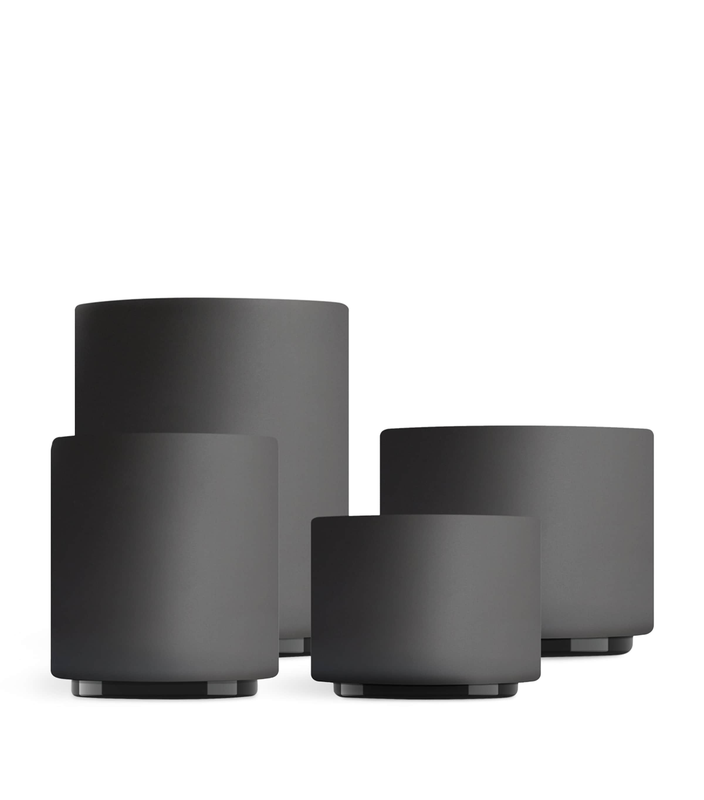 Ceramic Monty Cappuccino Mug BLACK Image 3