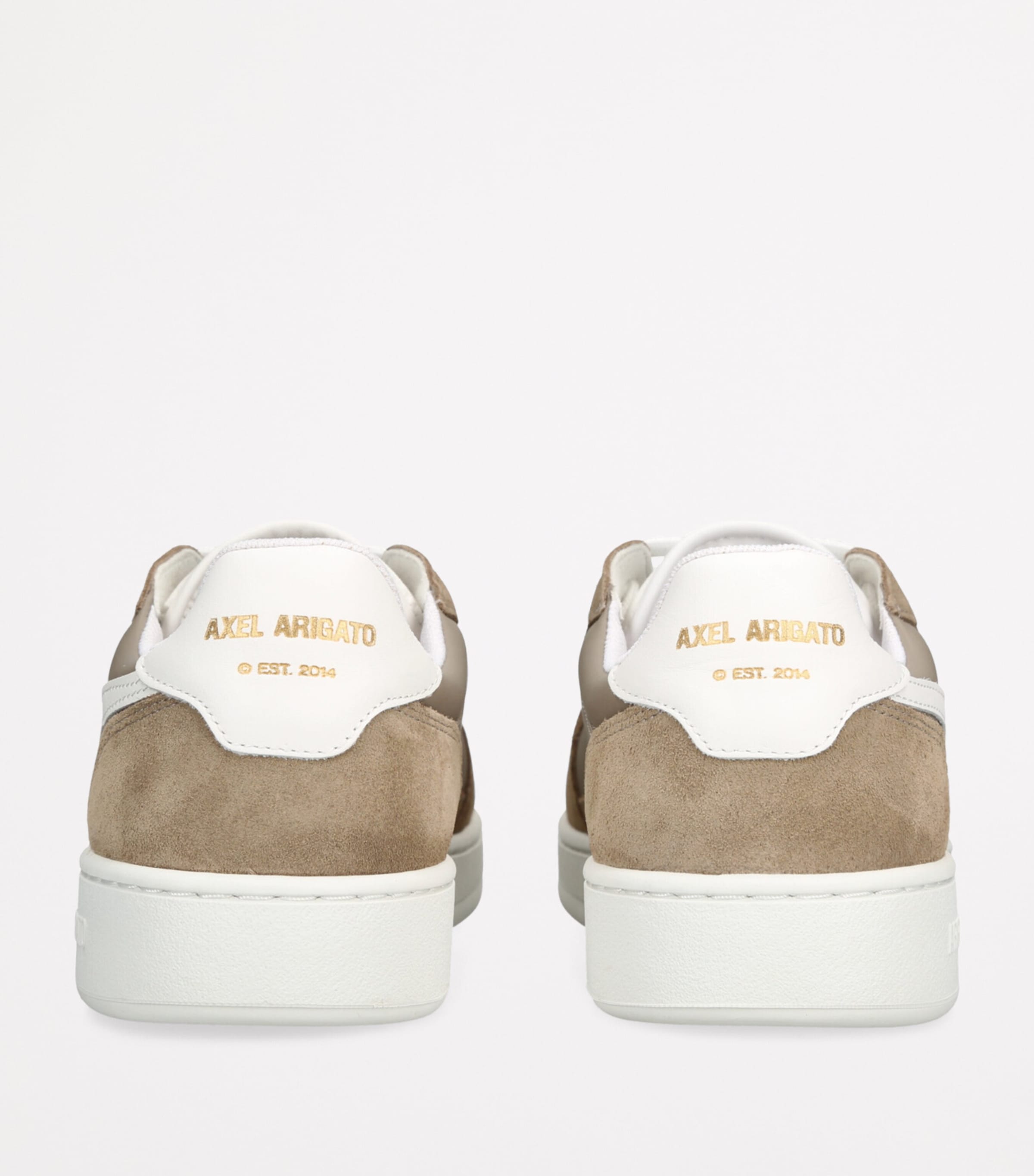 Axel Arigato Suede Dice Lo Bee Bird Low-Top Sneakers Beige Comb Image 2