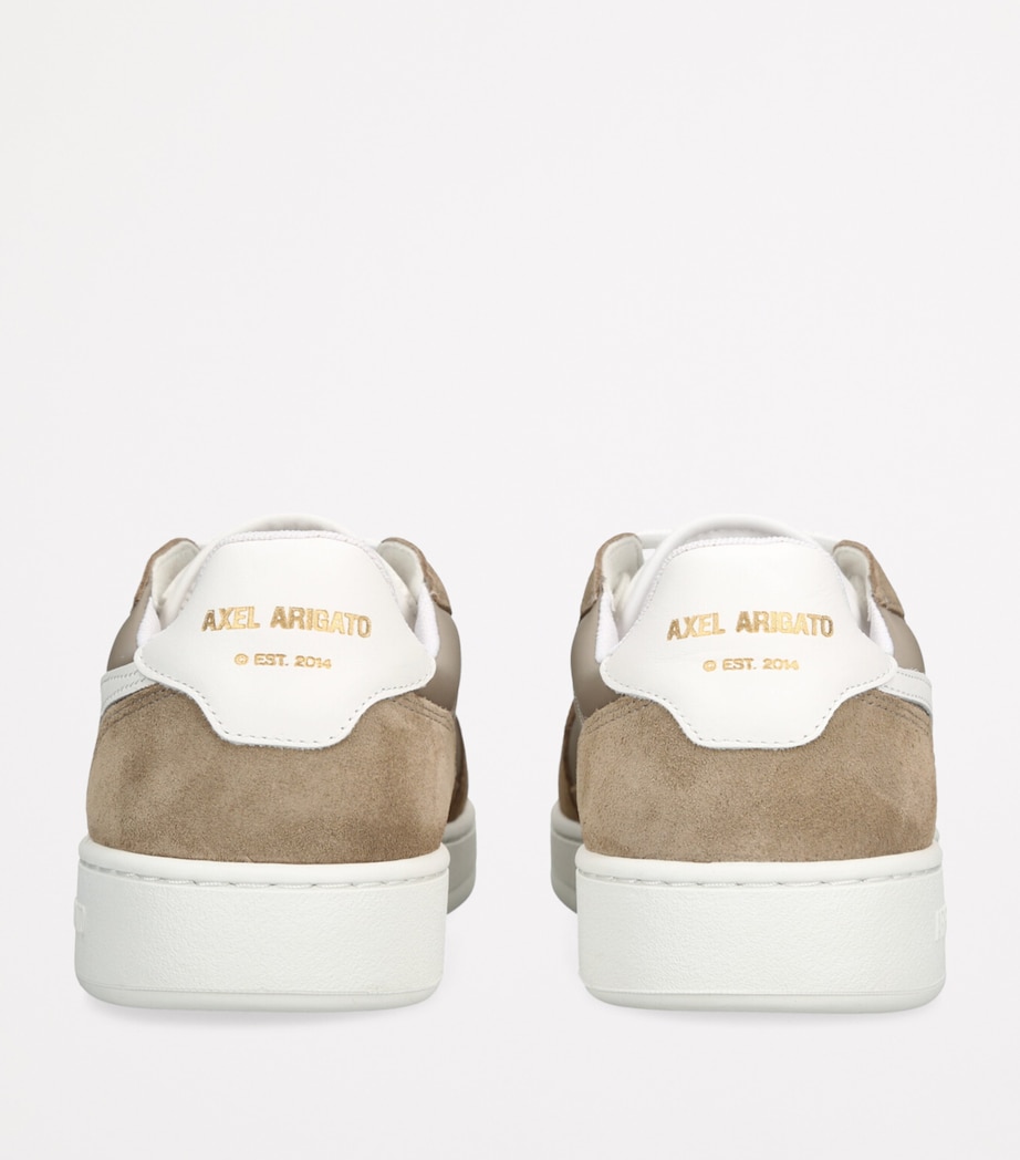 Axel Arigato Suede Dice Lo Bee Bird Low-Top Sneakers Beige Comb Image 2