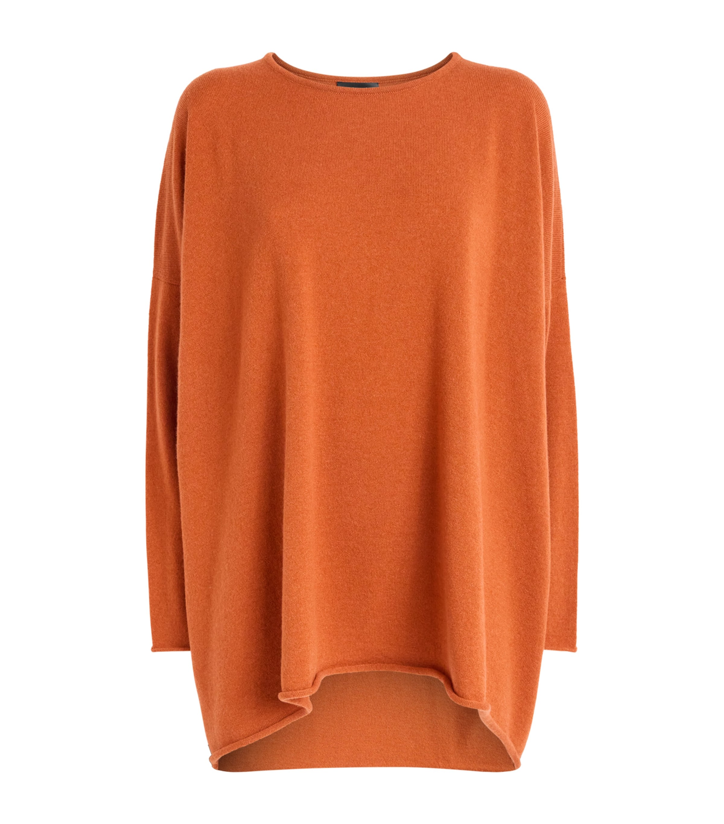 Eskandar Womens Cashmere Sweater Rust Image 1