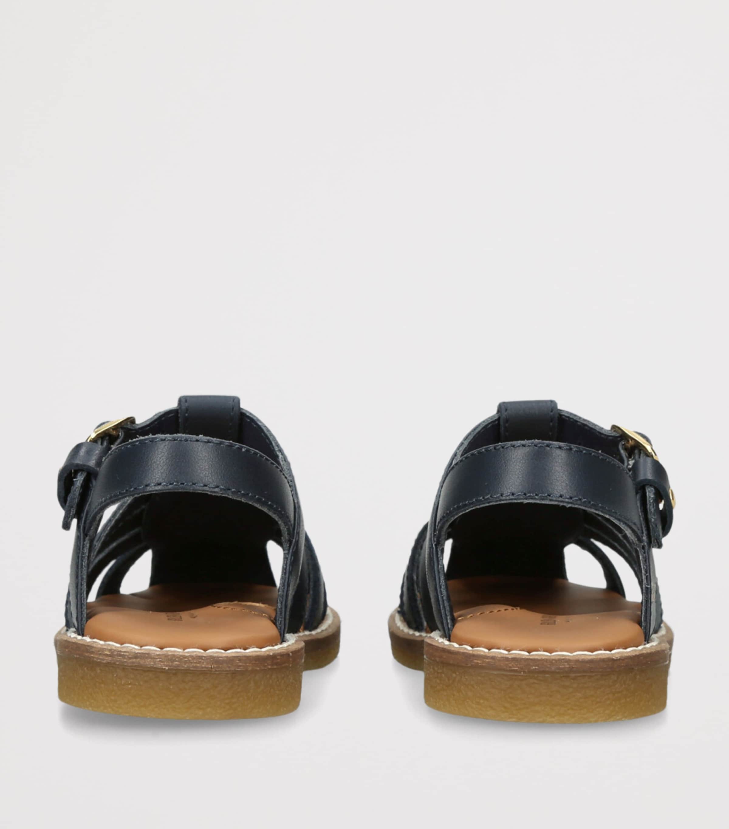 Leather Maxime Sandals NAVY Image 2