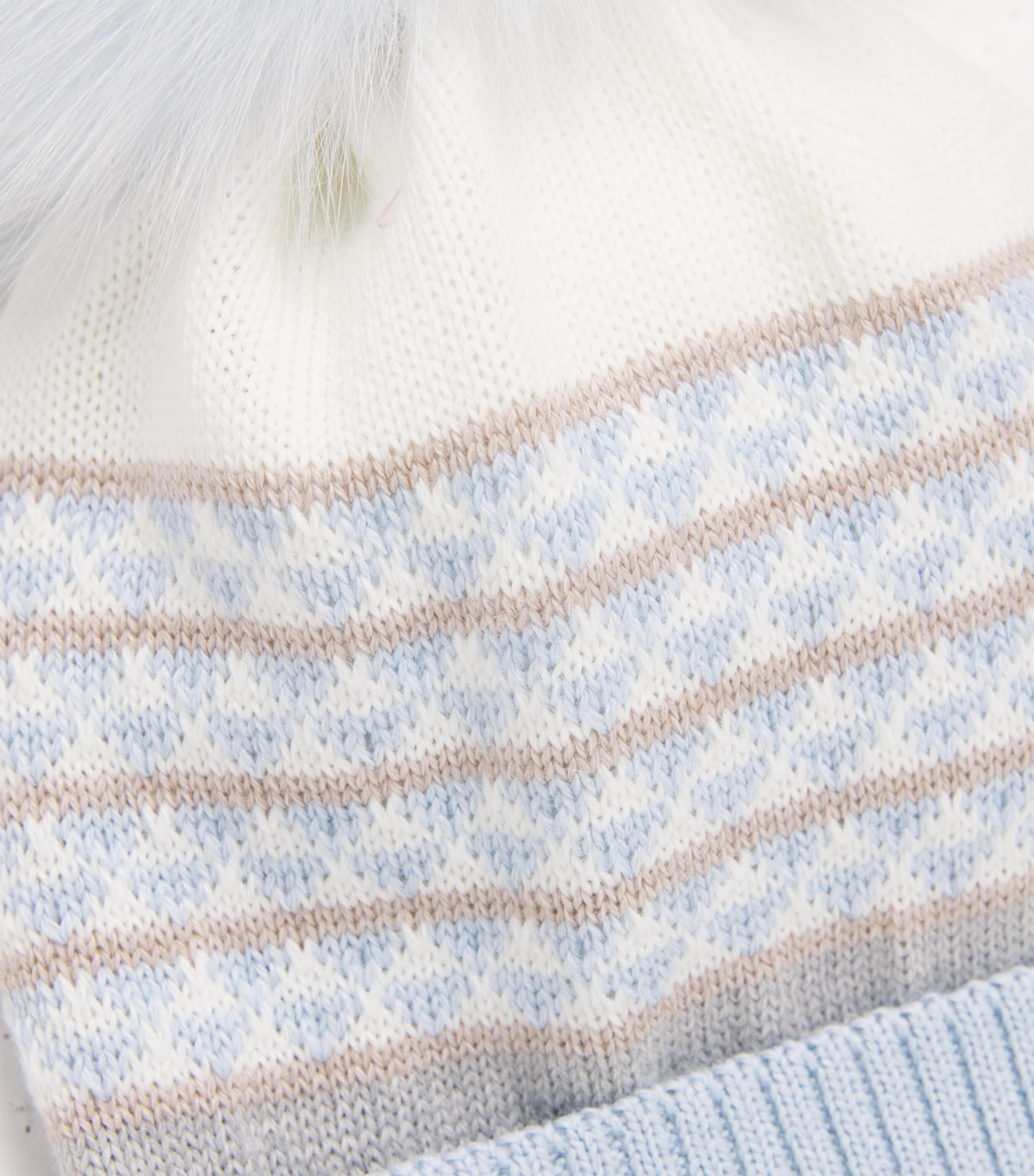 Bimbalo Wool-Blend Pom-Pom Hat Omuta Image 3