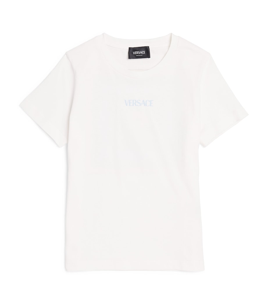Versace Kids Cotton Logo T-Shirt (6-14 Years) Image 1