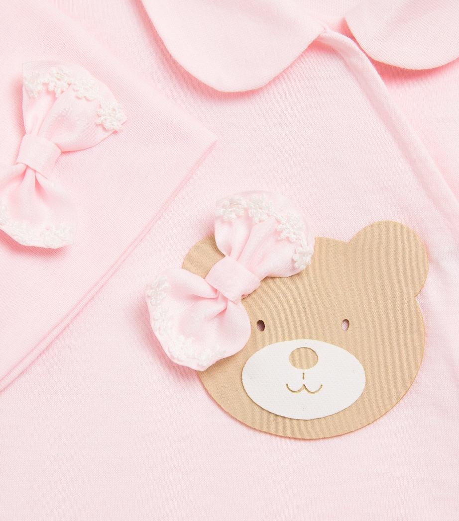 Cotton Bear All-In-One and Hat Gift Set (3-9 Months) YXJ BABY PINK Image 4