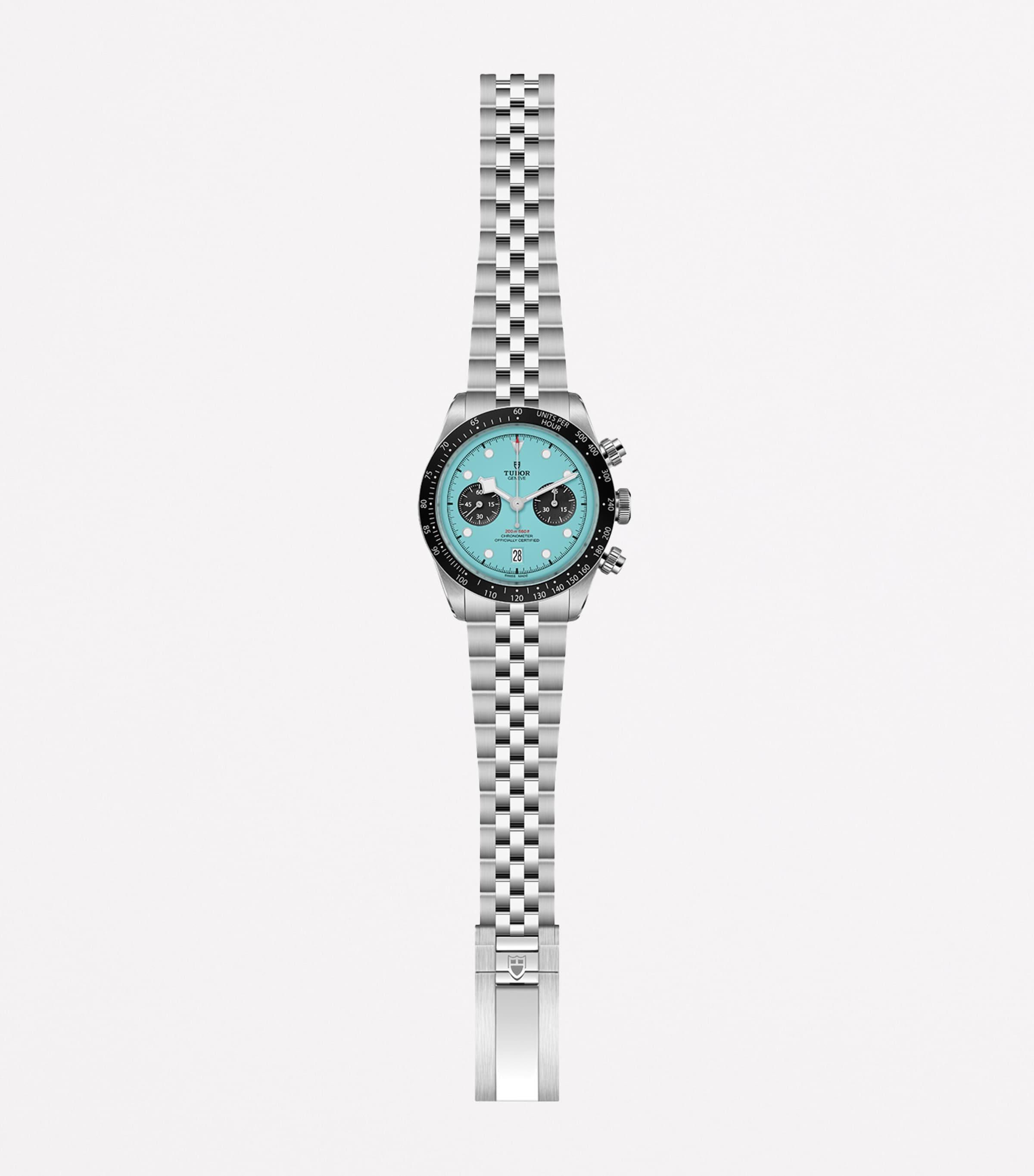 Black Bay Chrono Stainless Steel Watch 41mm BLUE Image 3