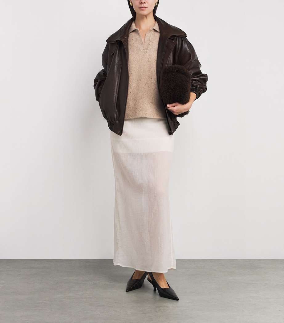 Donegal Dolman Polo Sweater H OAT DONEGAL-926HOD Image 2