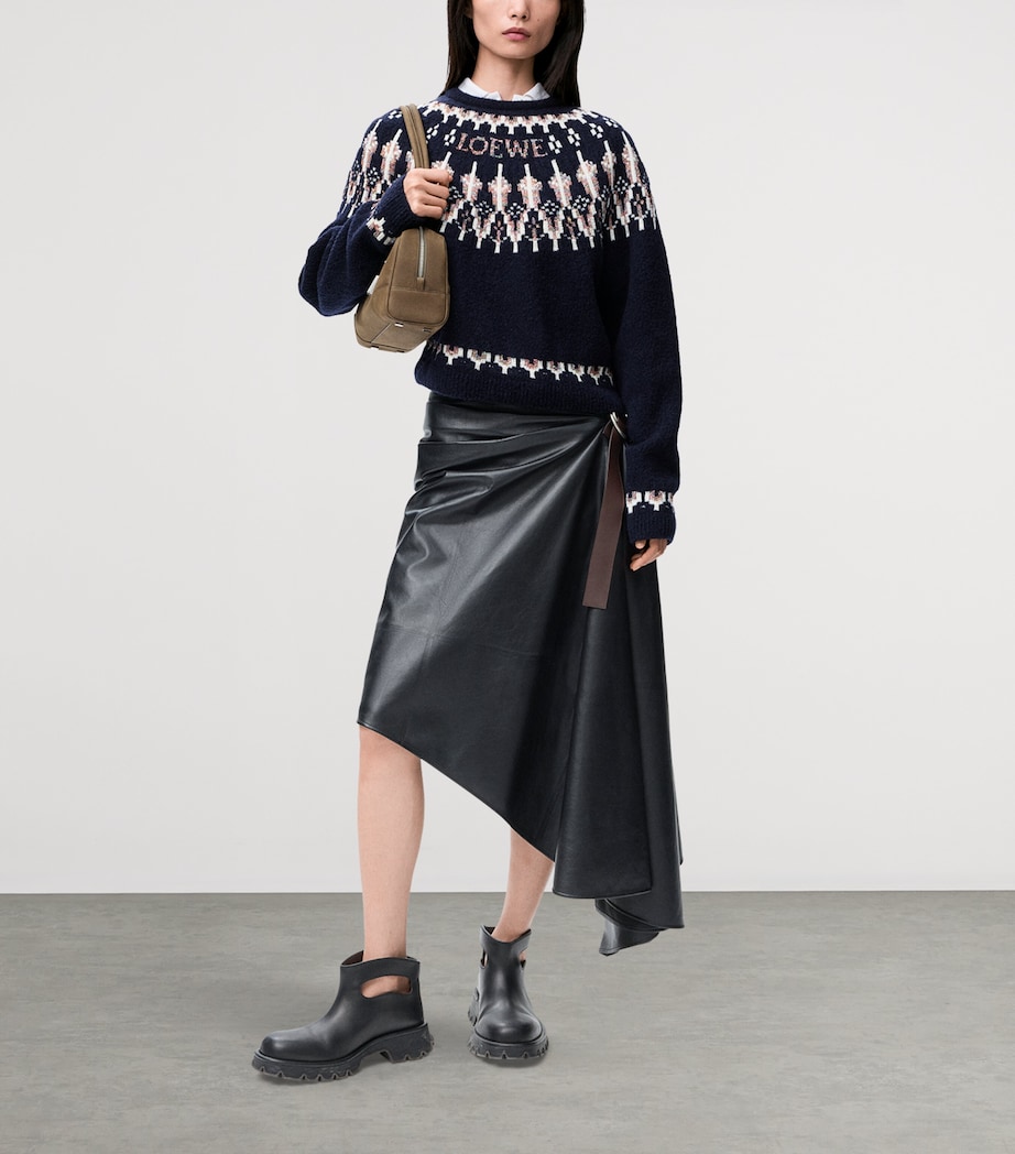 Wool-Blend Fair Isle Sweater NAVY/MULTICOLOR Image 2