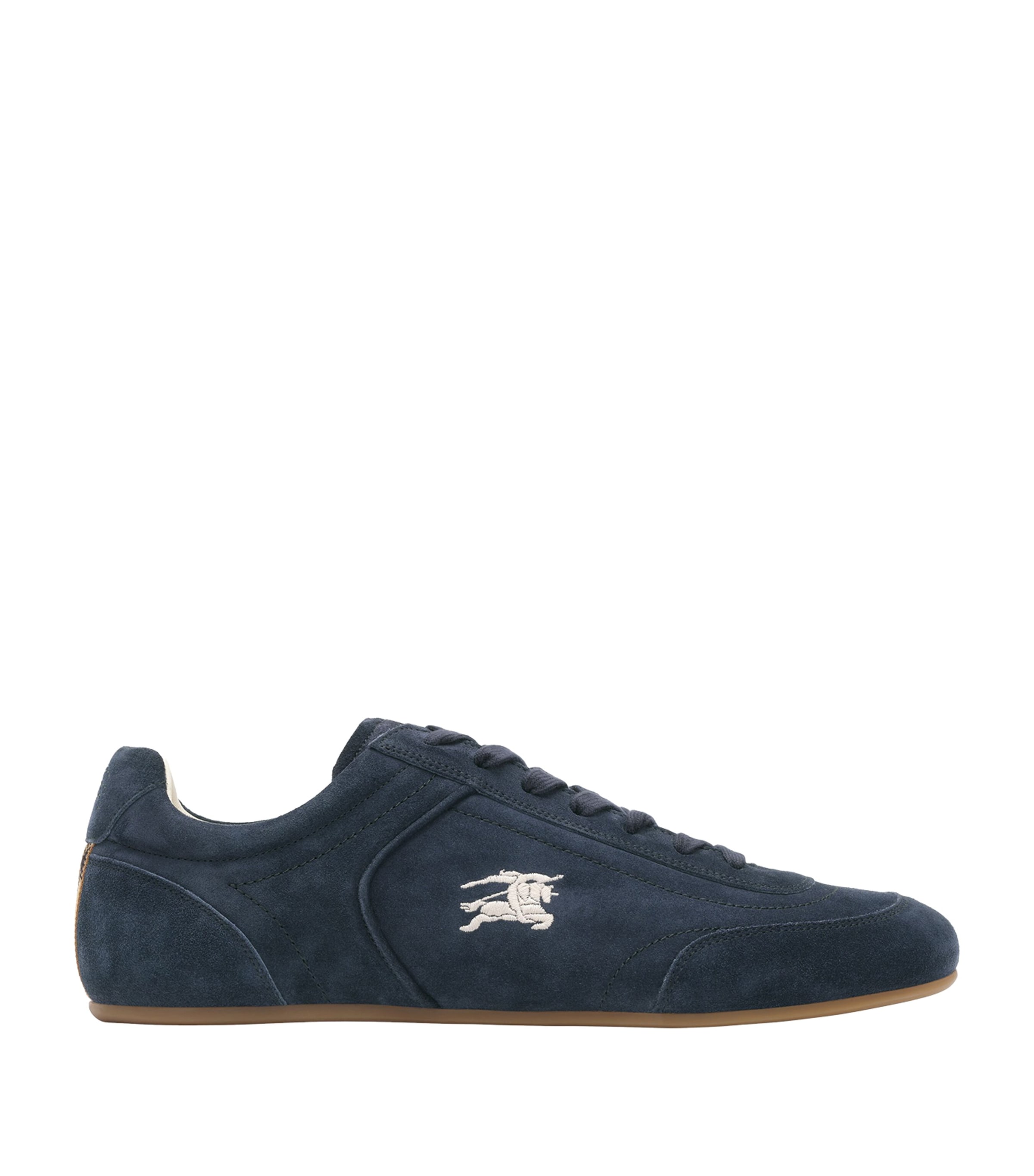 Burberry Suede Knight Runner Sneakers Storm Blue Image 1