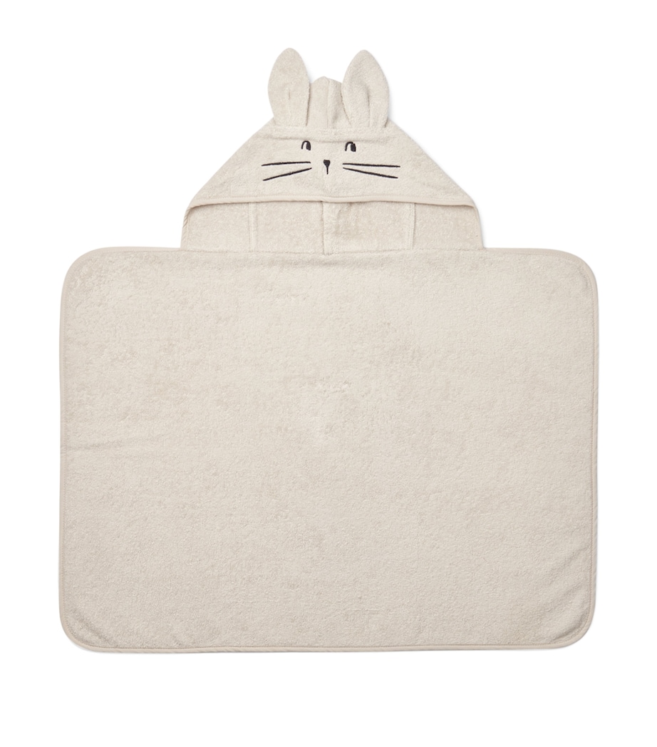 Hooded Vilas Rabbit Towel (80cm x 60cm) 9470PALE TUSCANY Image 1
