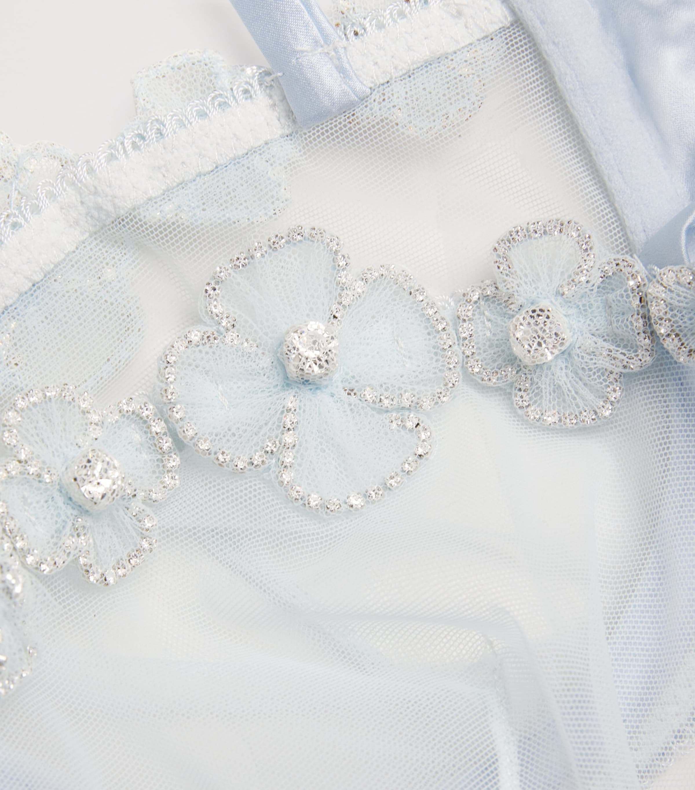 Silk-Blend Chouchou Balconette Bra GLACE/GLACE Image 2