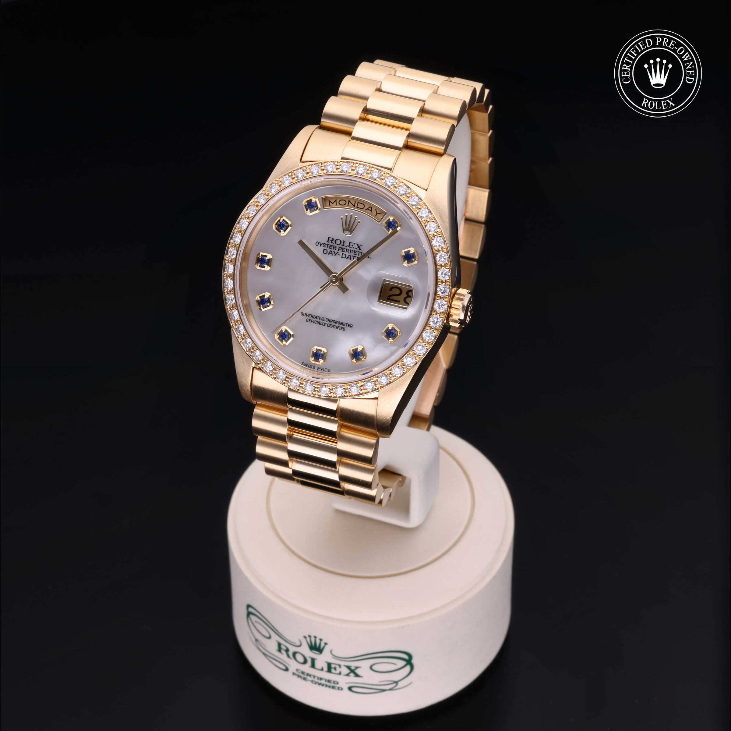 Model image: rolex-certified-pre-owned-Oyster Perpetual Day-Date-36mm-18ct Yellow Gold-1980s-18348 thumbnail 1
