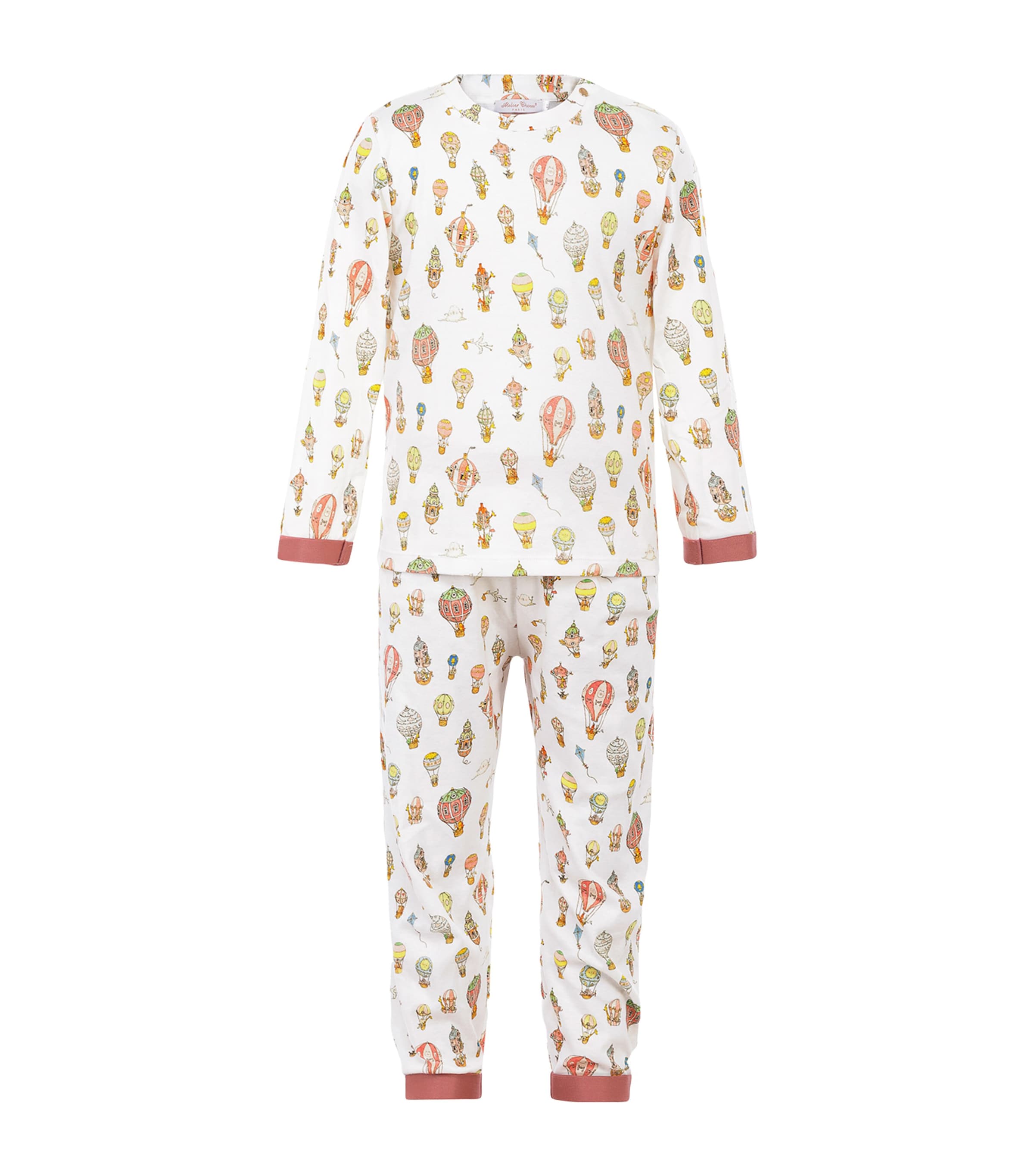 Atelier Choux Hot Air Balloon Leggings And Top Set In Pink