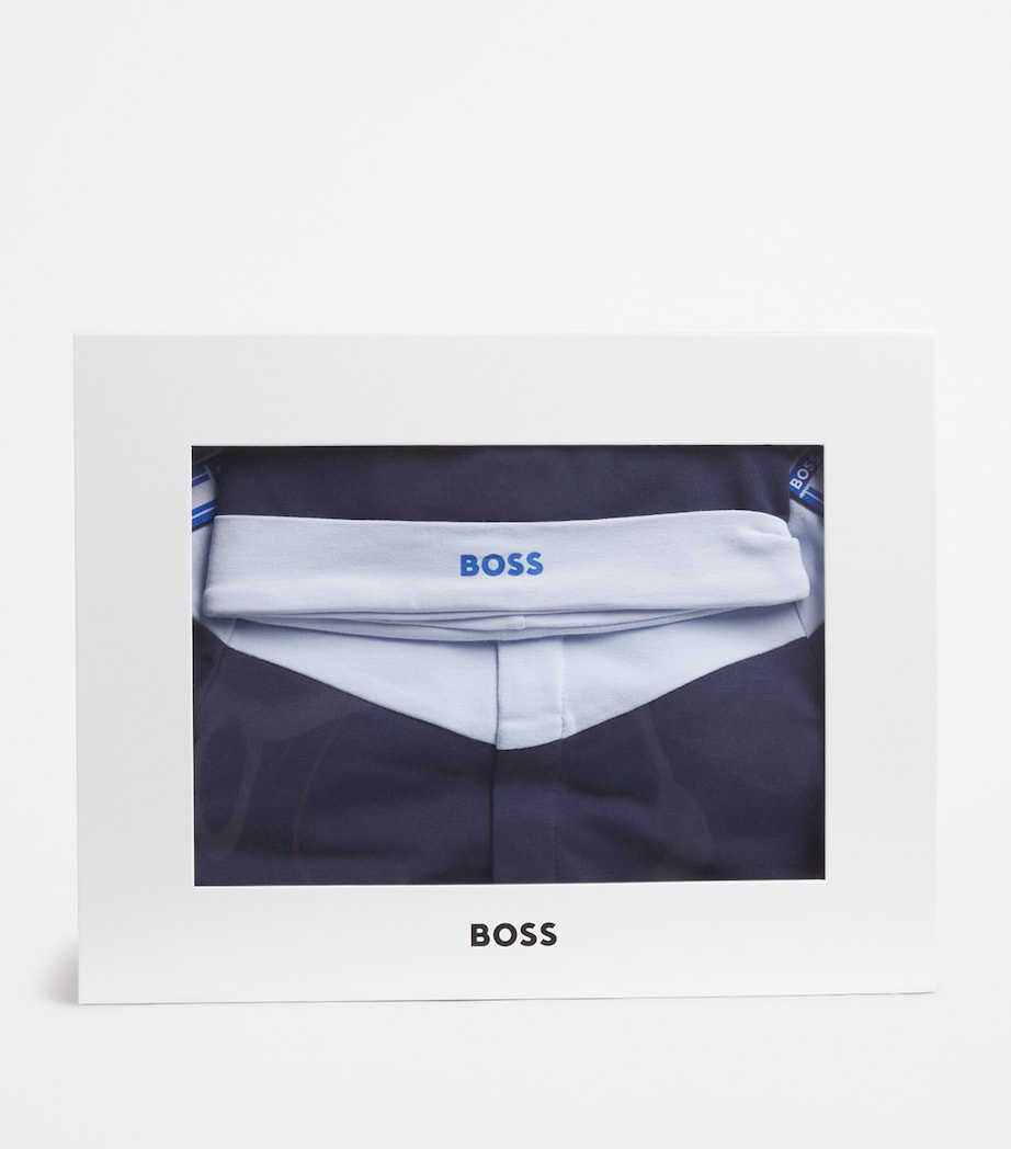 BOSS Kidswear Cotton All-In-One and Hat Set (1-18 Months) Navy Image 2