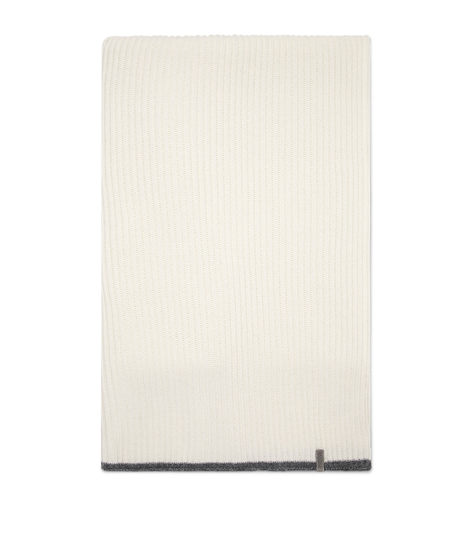 Cashmere English Rib Monili Scarf CK757 Image 1