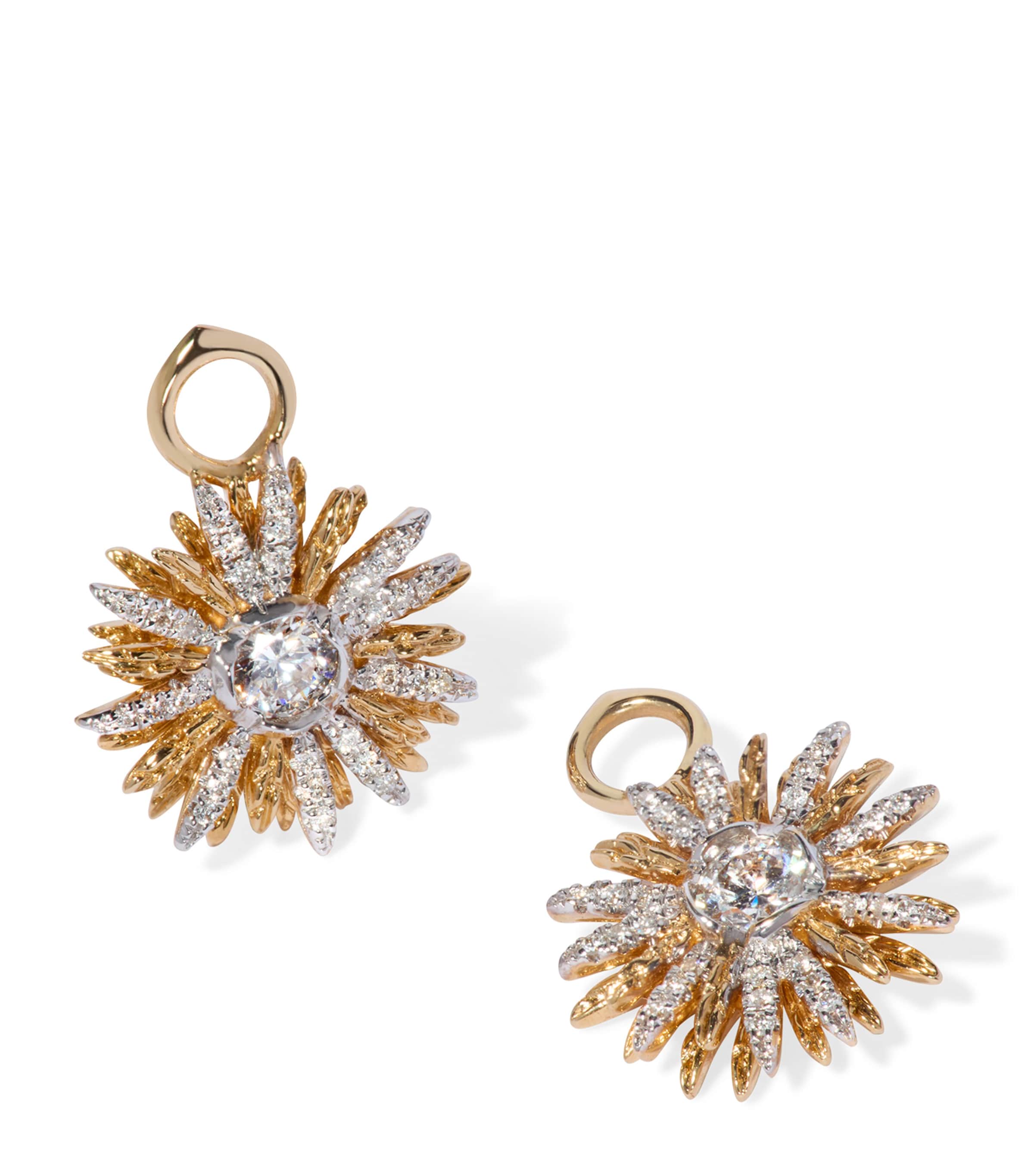 Yellow Gold and Diamond Mythology Daisy Earring Drops YELLOW GOLD Image 1