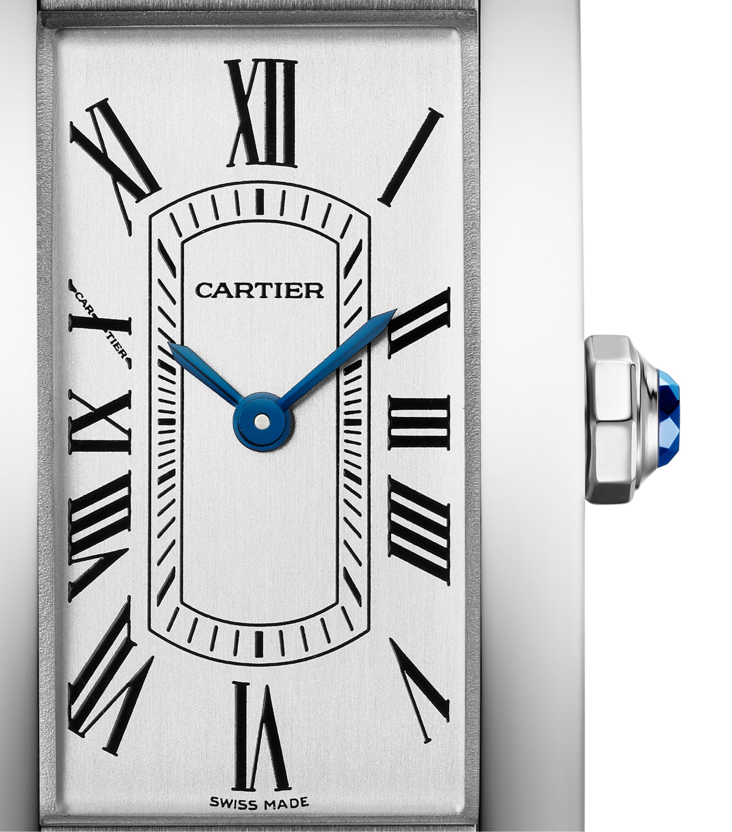 Small Stainless Steel Tank Américaine Watch 19.4mm STEEL Image 4