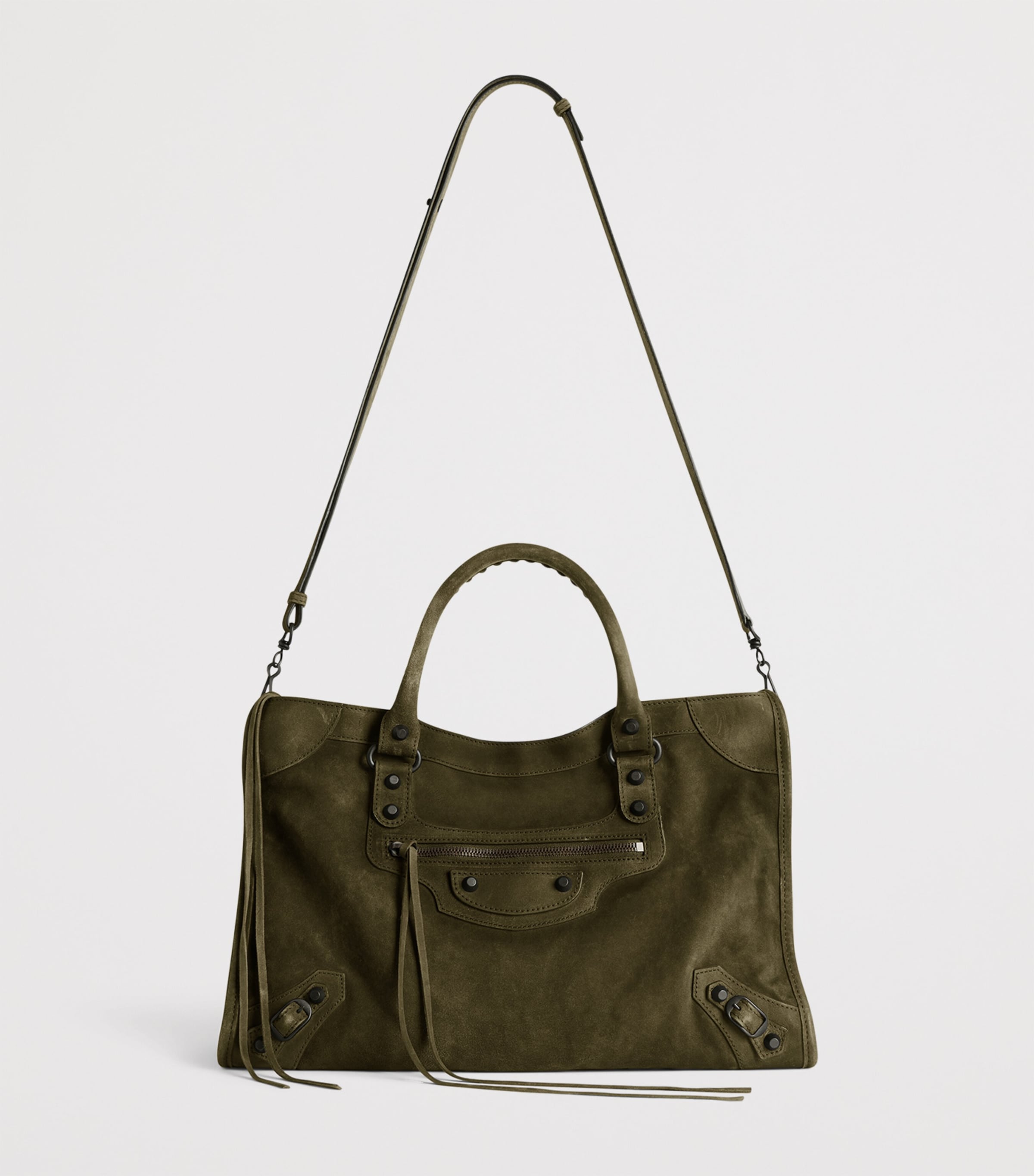 Small Suede Le City Top-Handle Bag 3503 Image 2