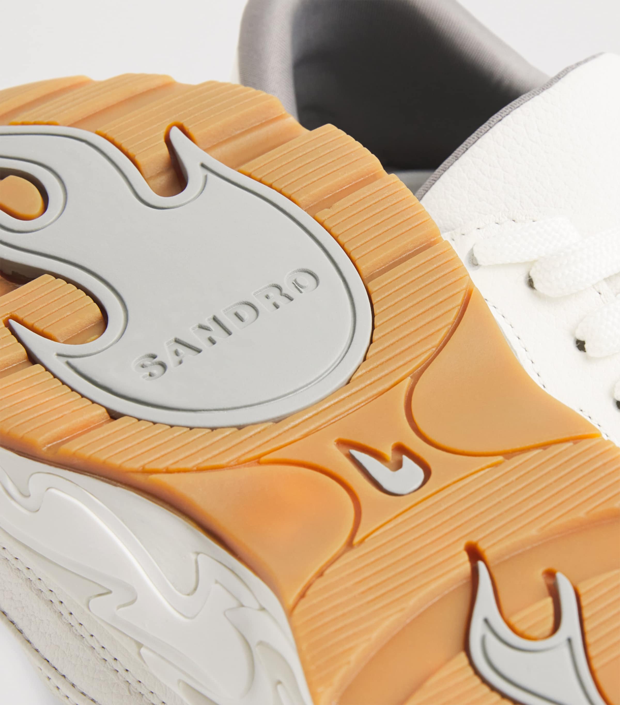 Flame Sneakers WHITE Image 7