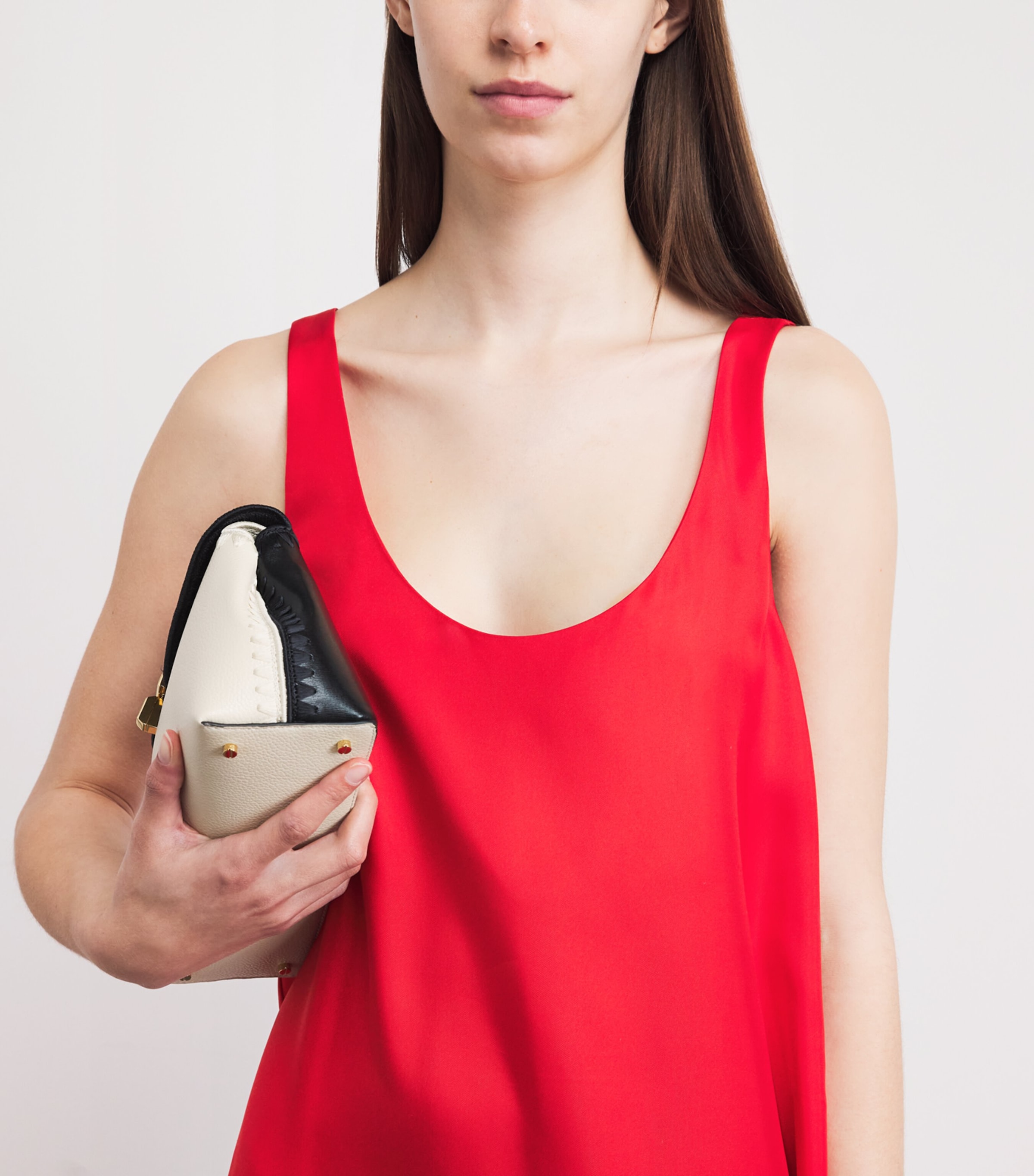 Rhe Red Silk Scoop-Neck Maxi Dress | Harrods US