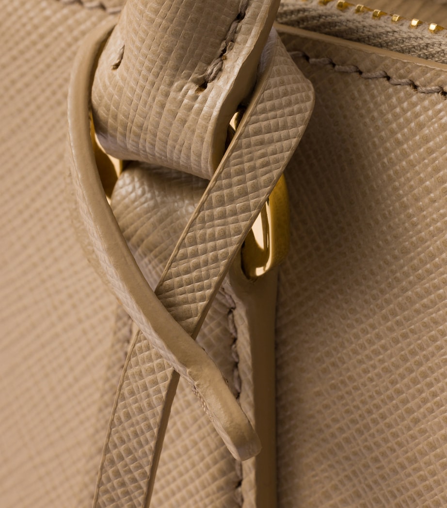 Prada Medium Leather Galleria Top-Handle Bag Image 8