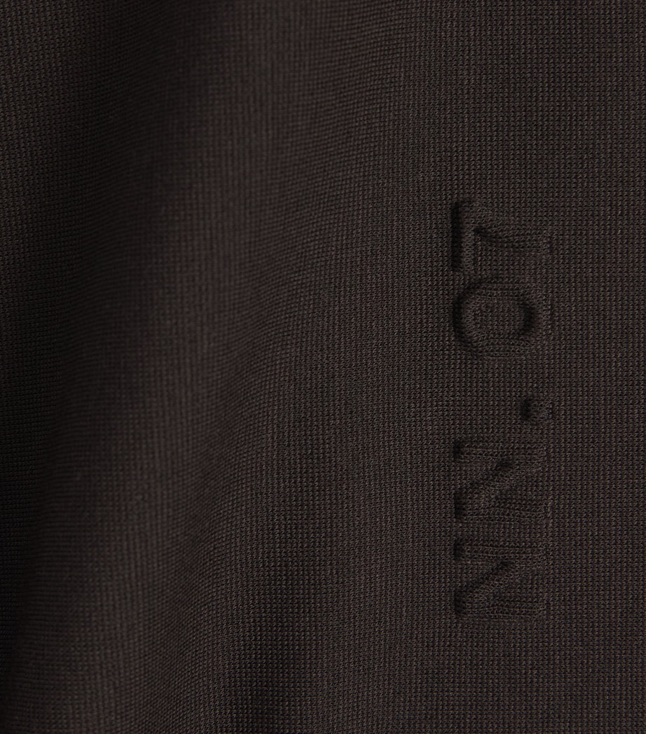 NN.07 Mens Relaxed Logo Nat T-Shirt Deep Truffle Image 6