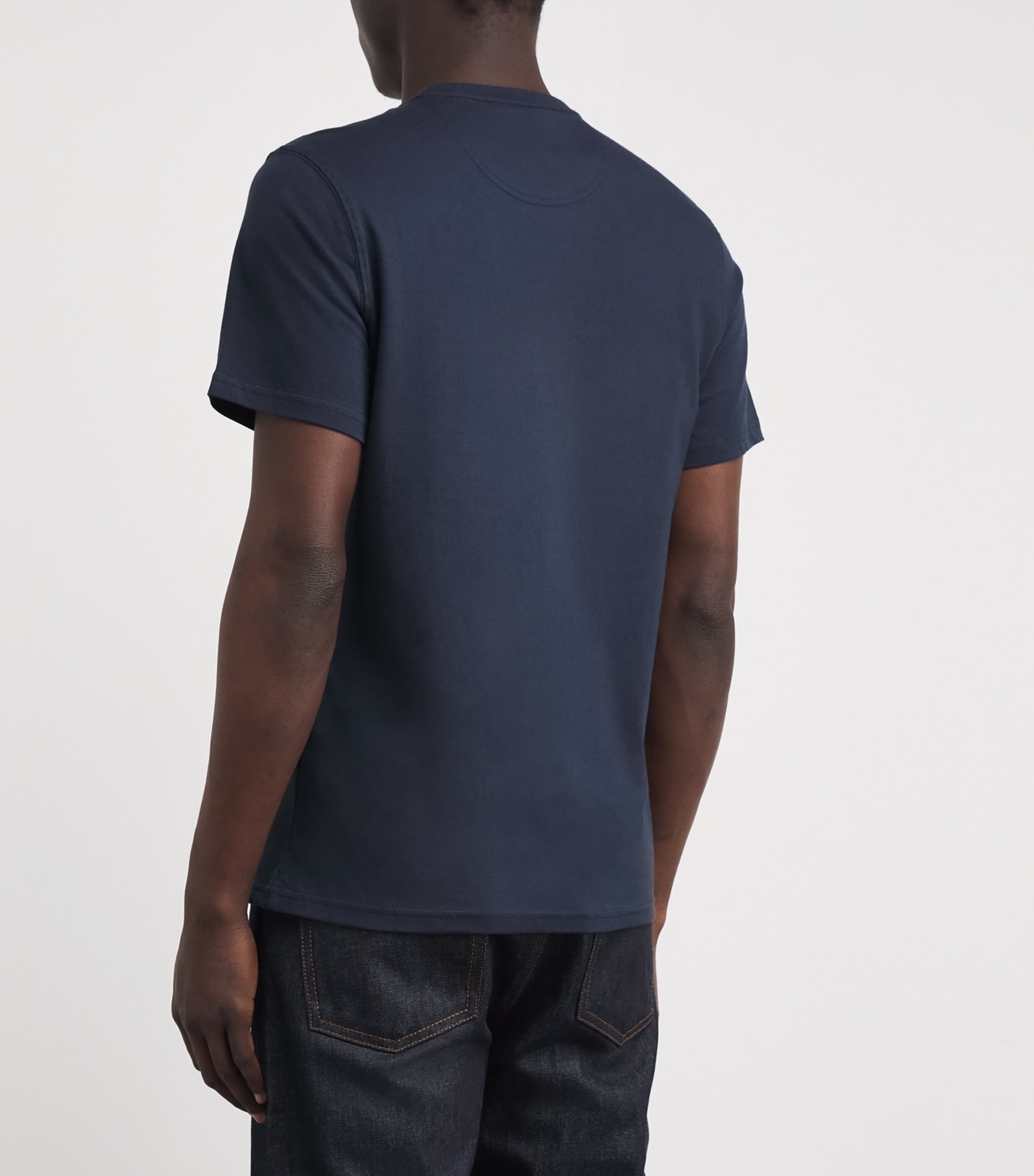 Cotton Preppy T-Shirt NEW NAVYNY31 Image 4