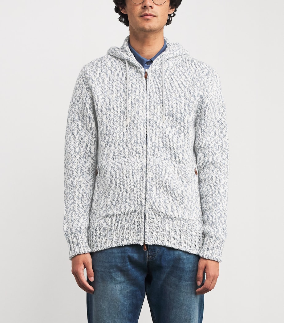 Hooded Zip-Up Sweater ZUCCHERO Image 3