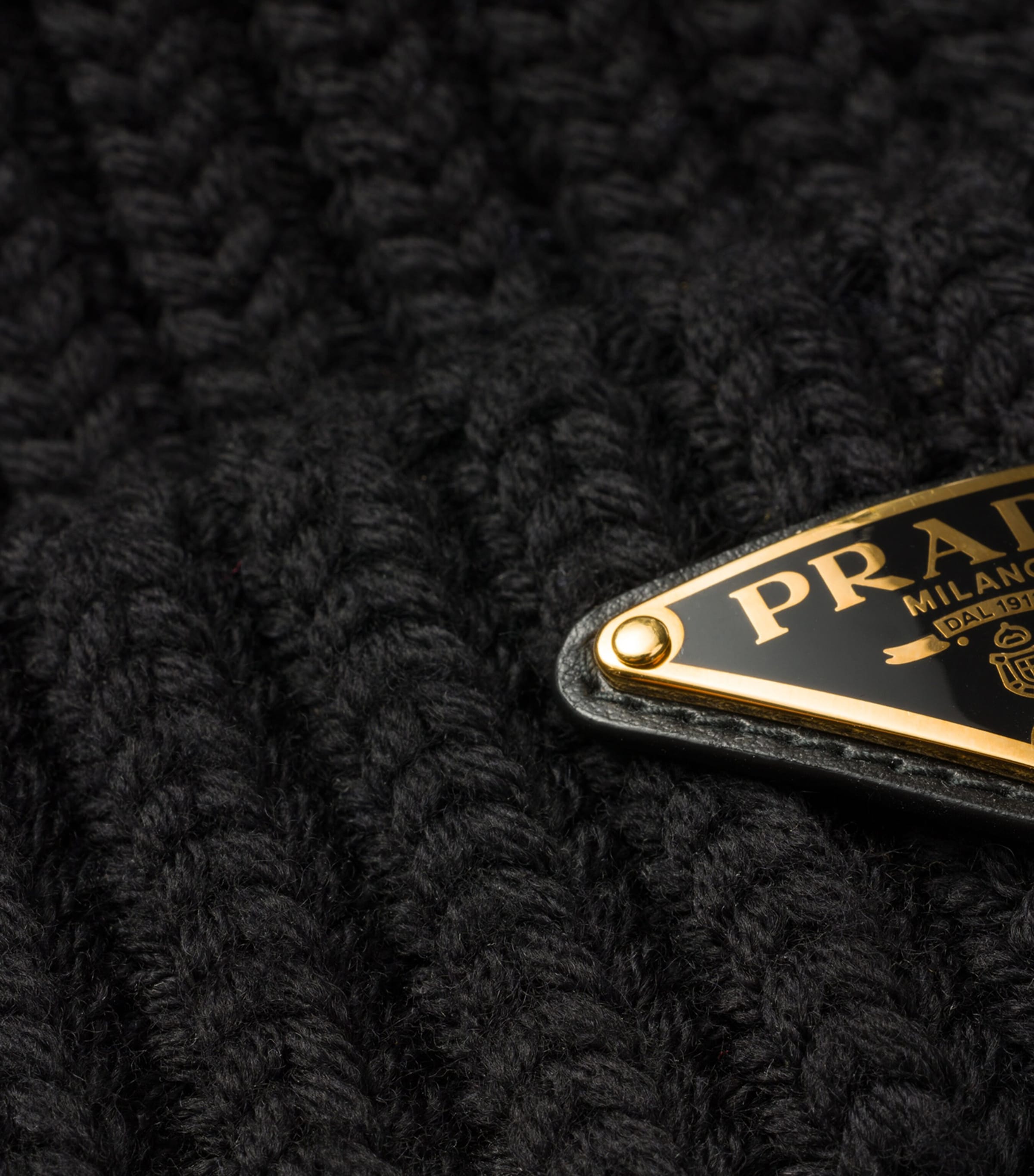 Wool Triangle Beanie F0002 Image 2