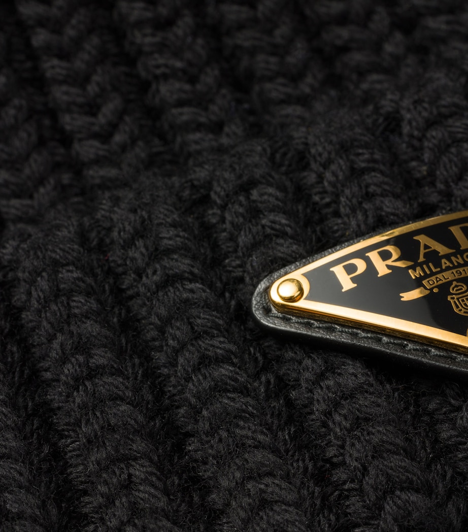 Wool Triangle Beanie F0002 Image 2