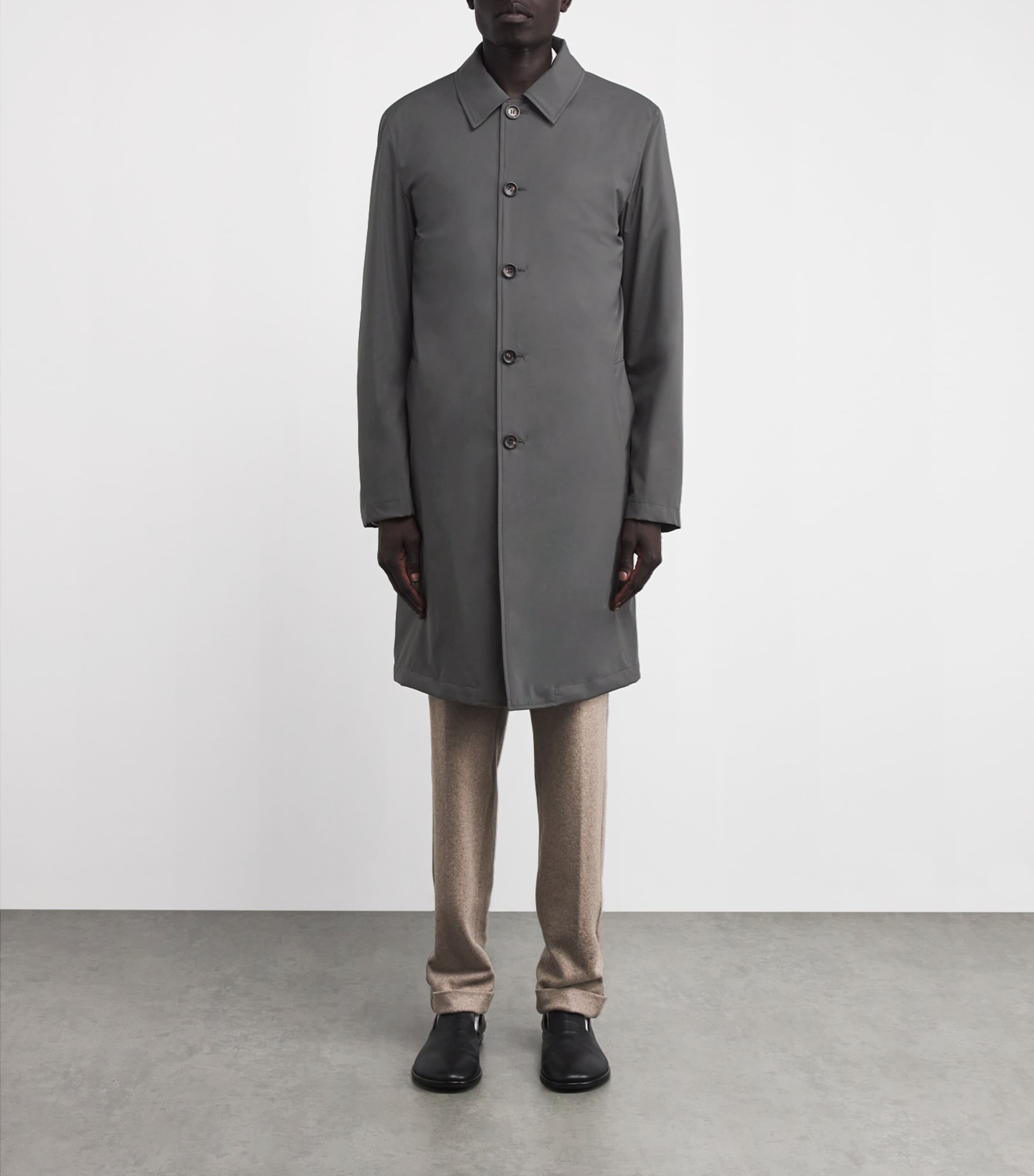 Waterproof Overcoat 11058 GREY Image 3