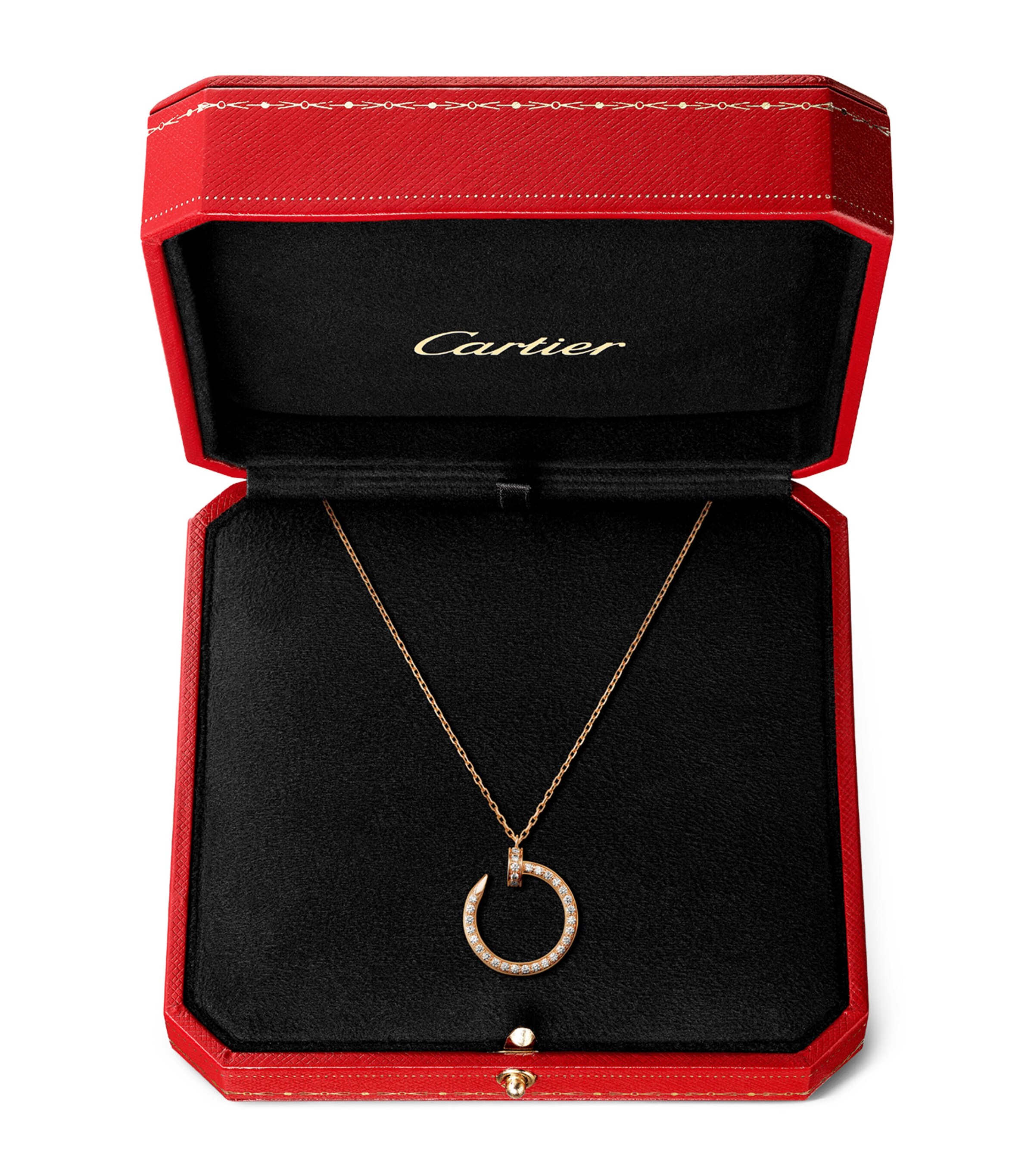 Rose Gold and Pavé Diamond Juste un Clou Necklace ROSE GOLD Image 5