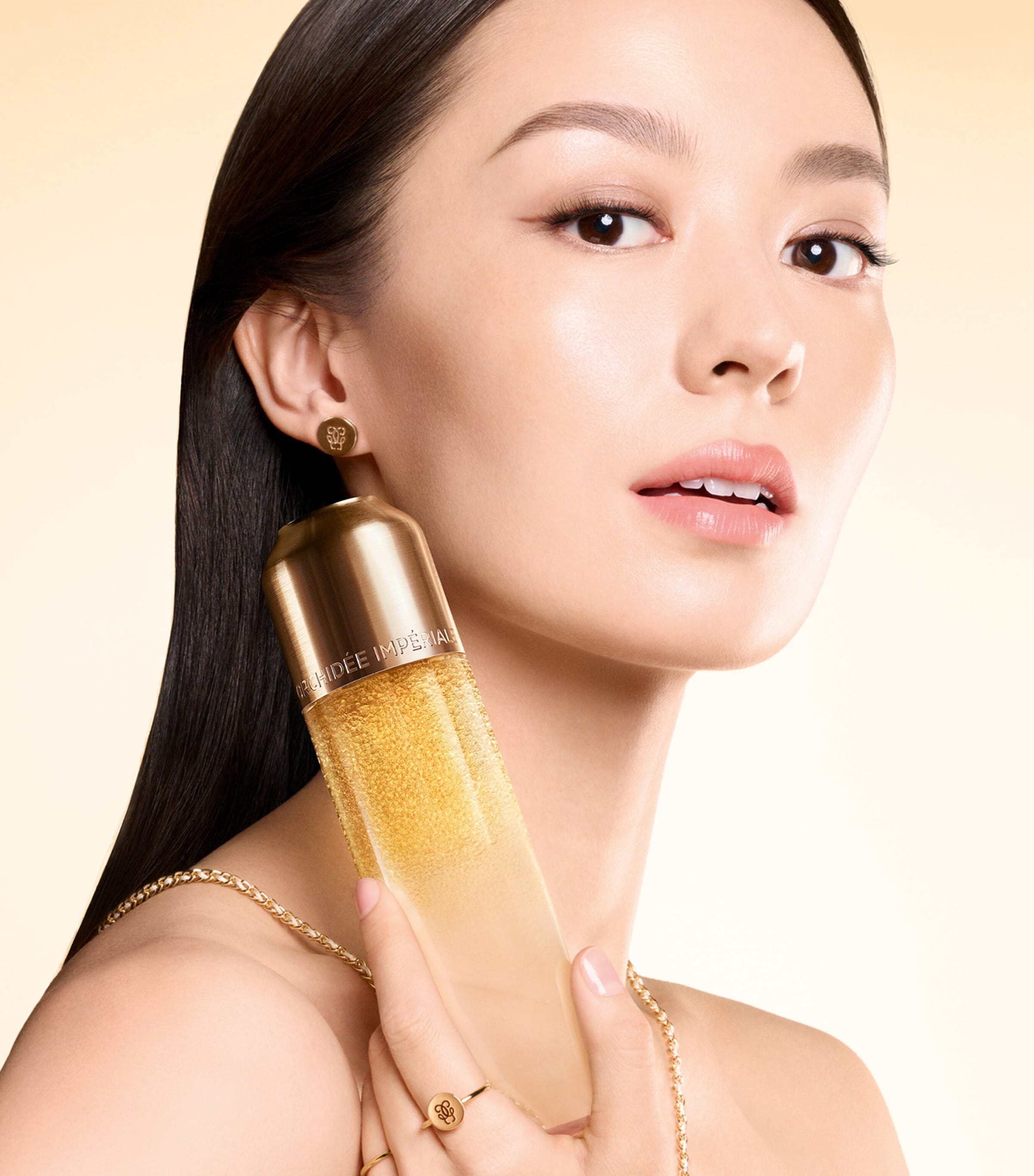 Guerlain Orchidée Impériale Gold Nobile The Goldessence (140ml) - Refill Image 4