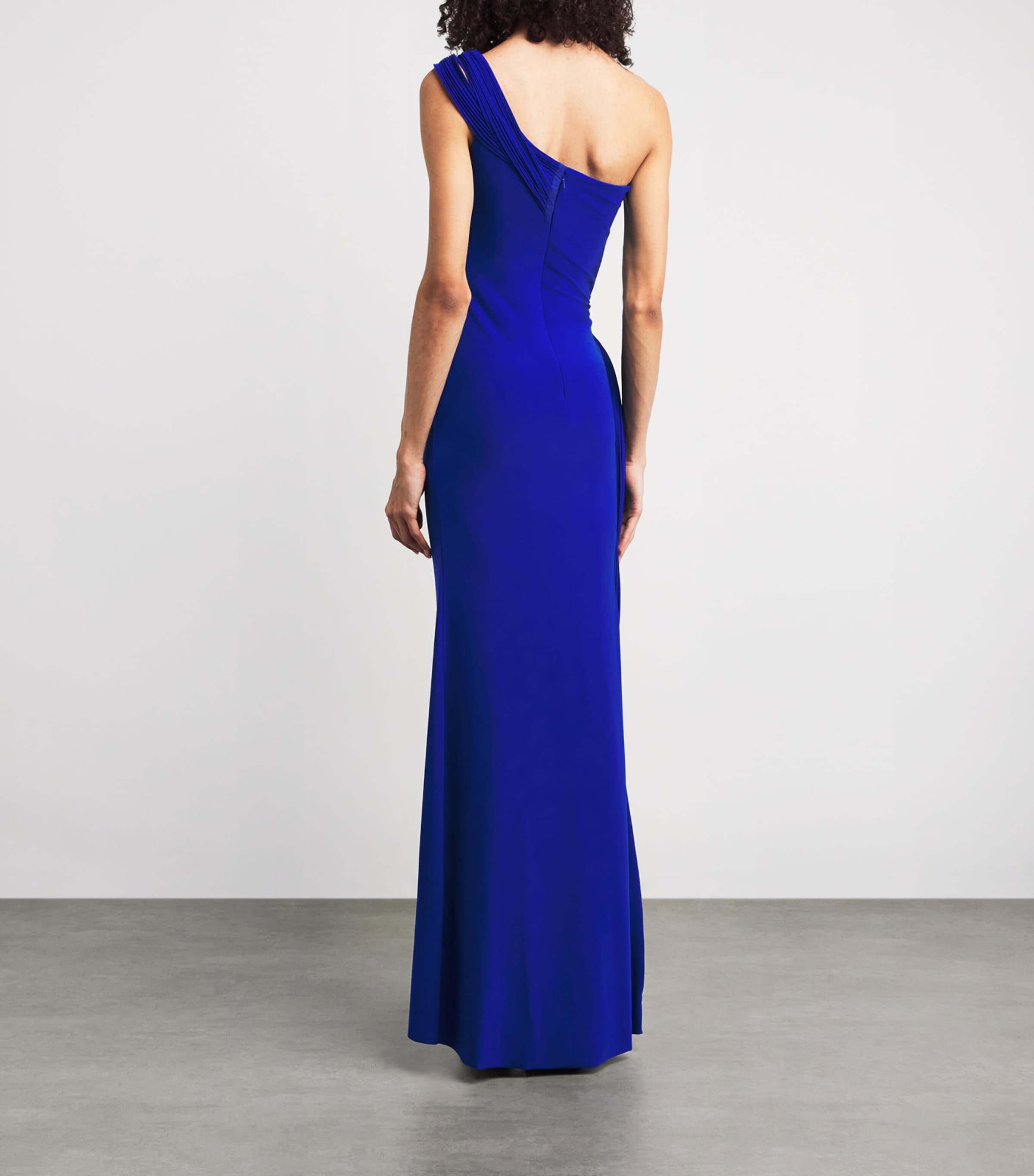 One-Shoulder Nova Gown ULTRAMARINE BLUE Image 3