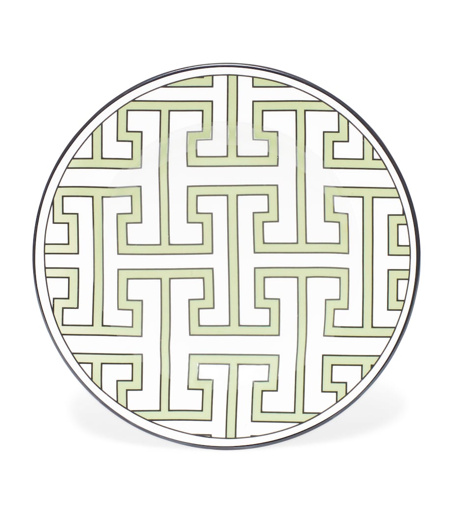 Maze Tea Plate (16.5cm) GREEN Image 1