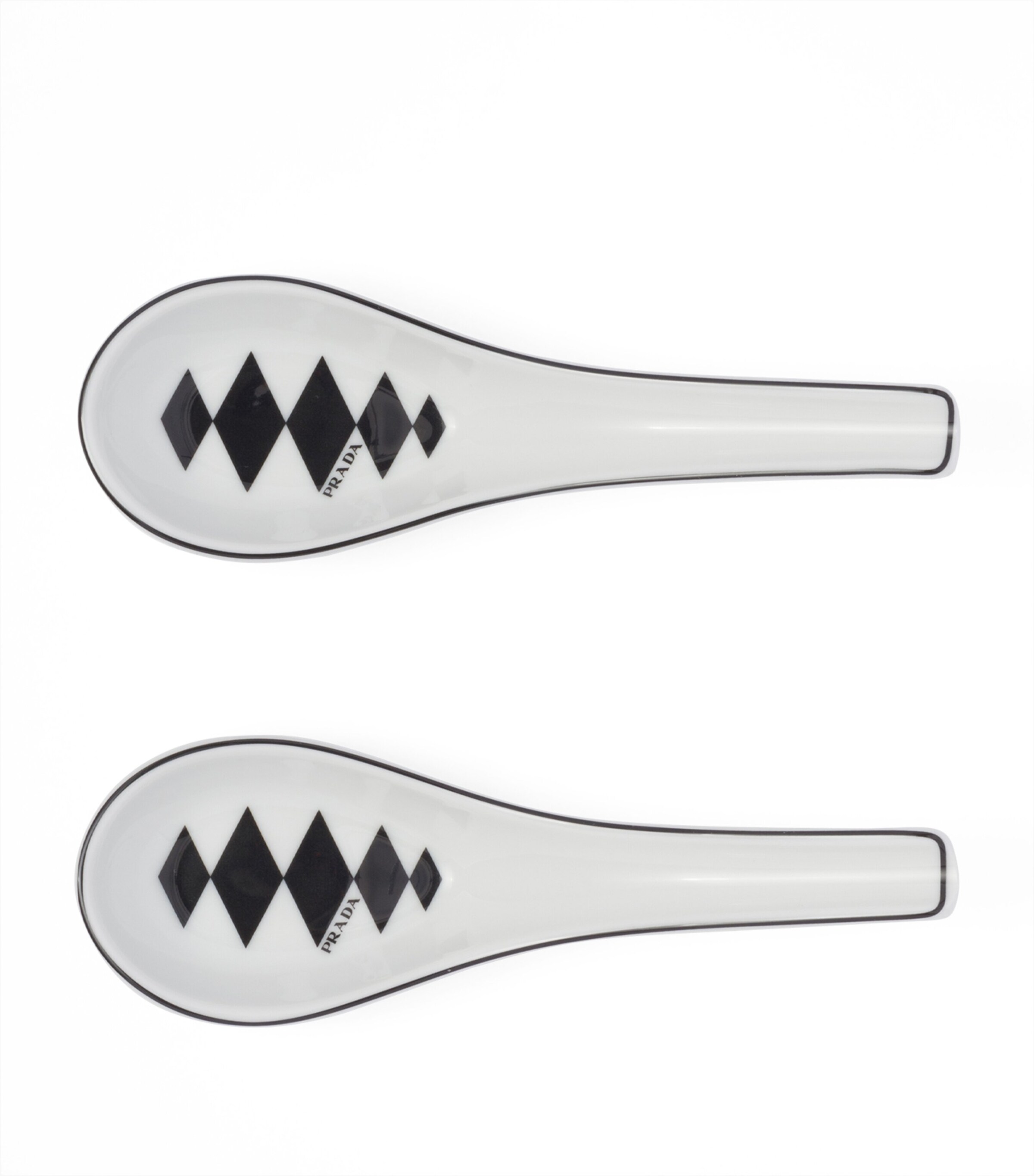 Chequerboard Spoons (Set of 2) F0E5W Image 2