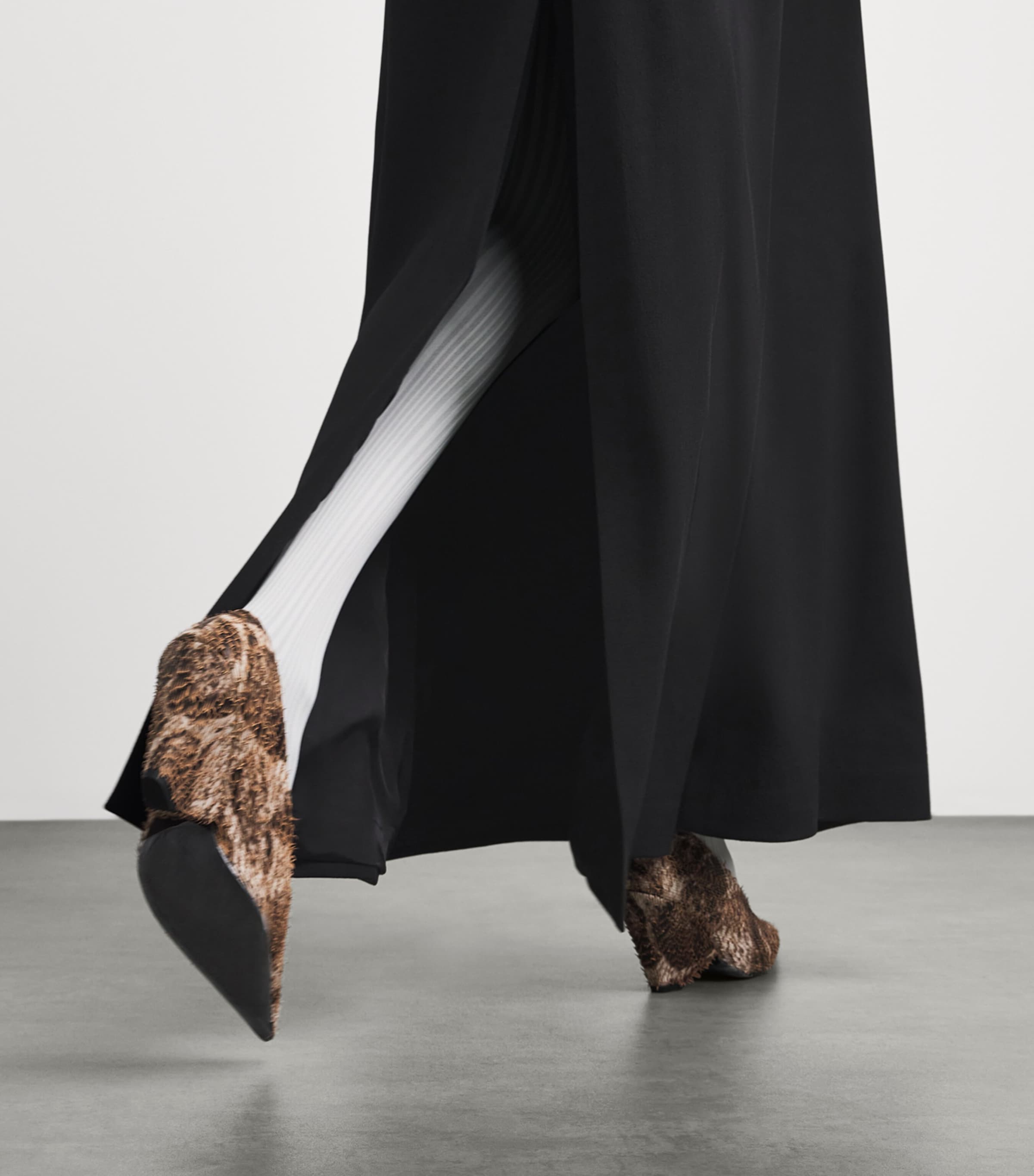 Jil Sander Womens Back Split Maxi Skirt Black Image 3