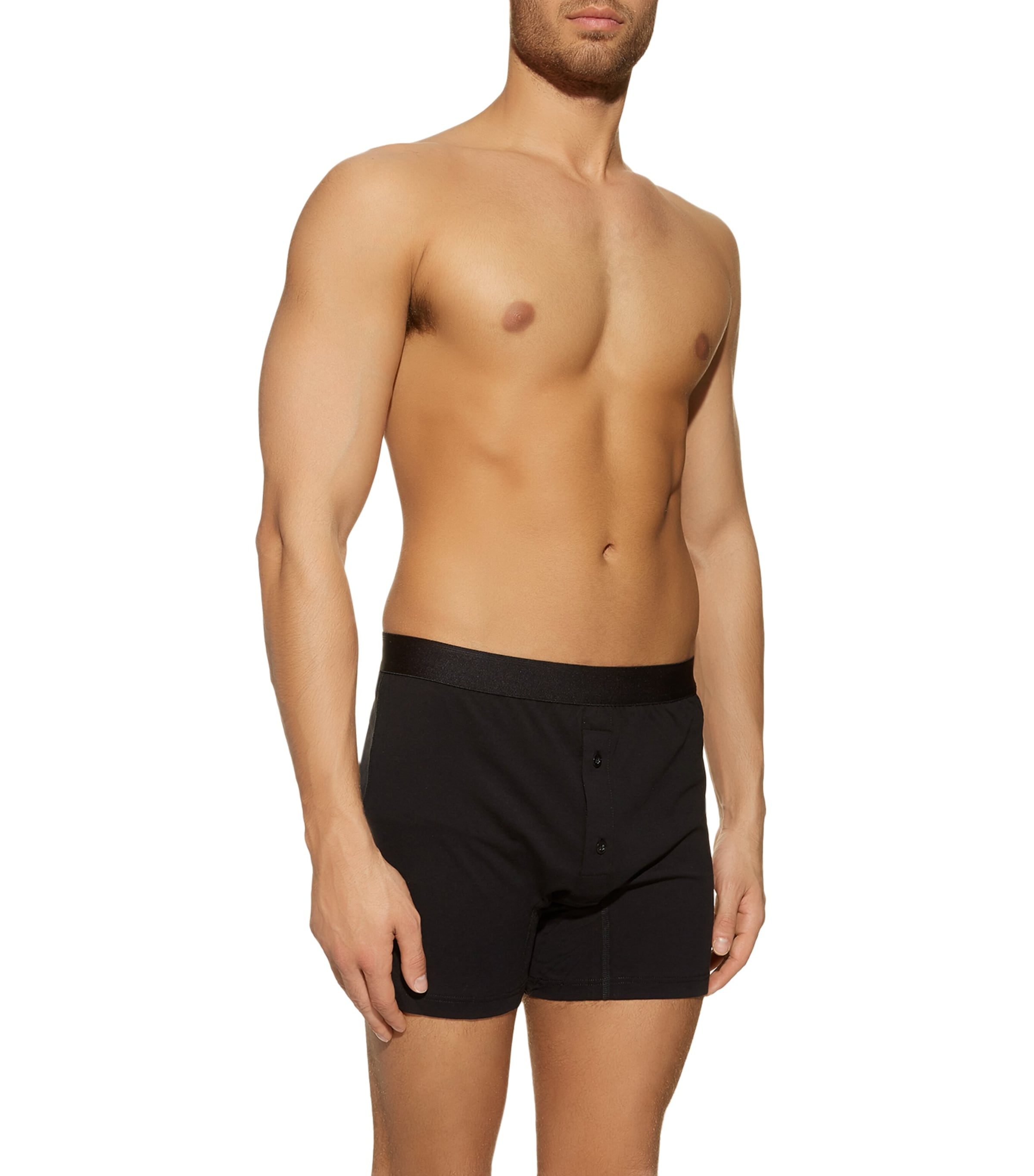 Superfine Buttoned Trunks BKAA - BLK Image 2