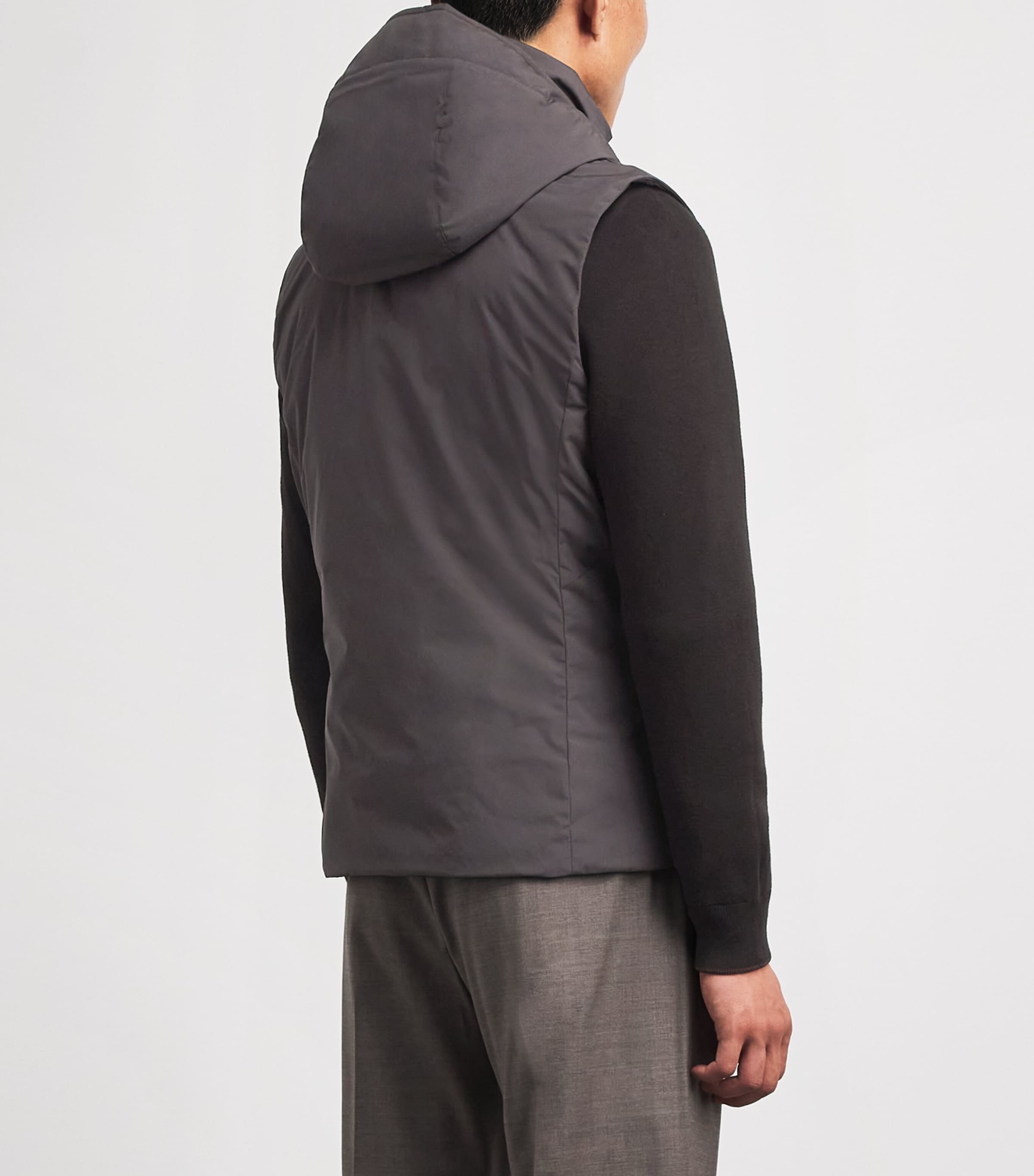 Moorer Mens Down Evan Bomber Jacket Moro Image 5