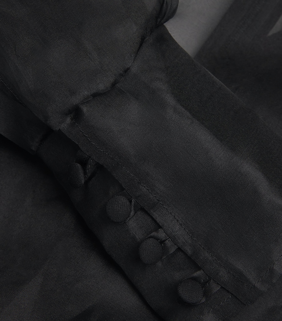 Silk Eternal Thong Bodysuit BLACK Image 5