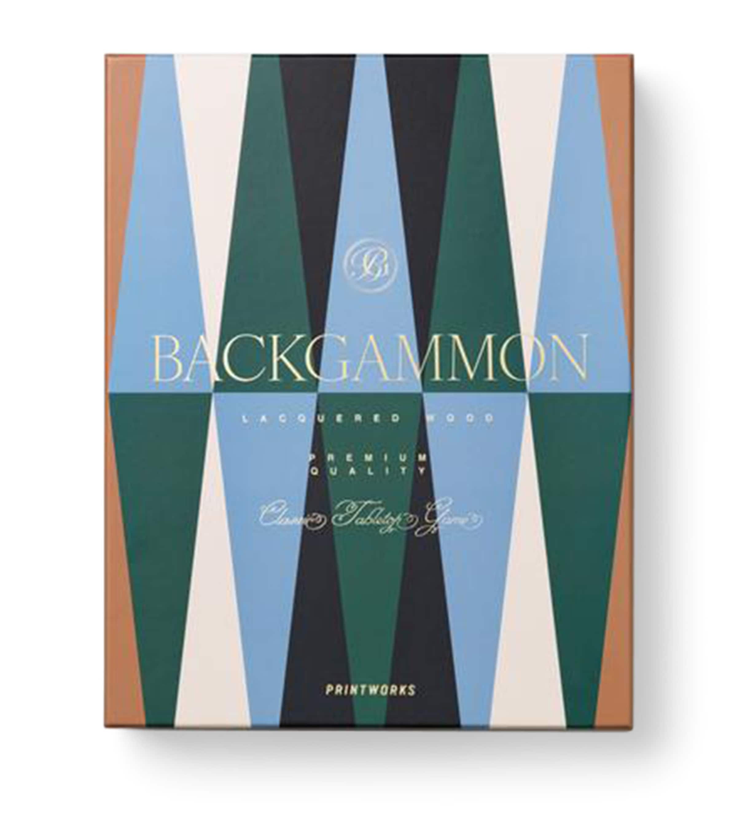 Lacquered Backgammon Set MULTI Image 1