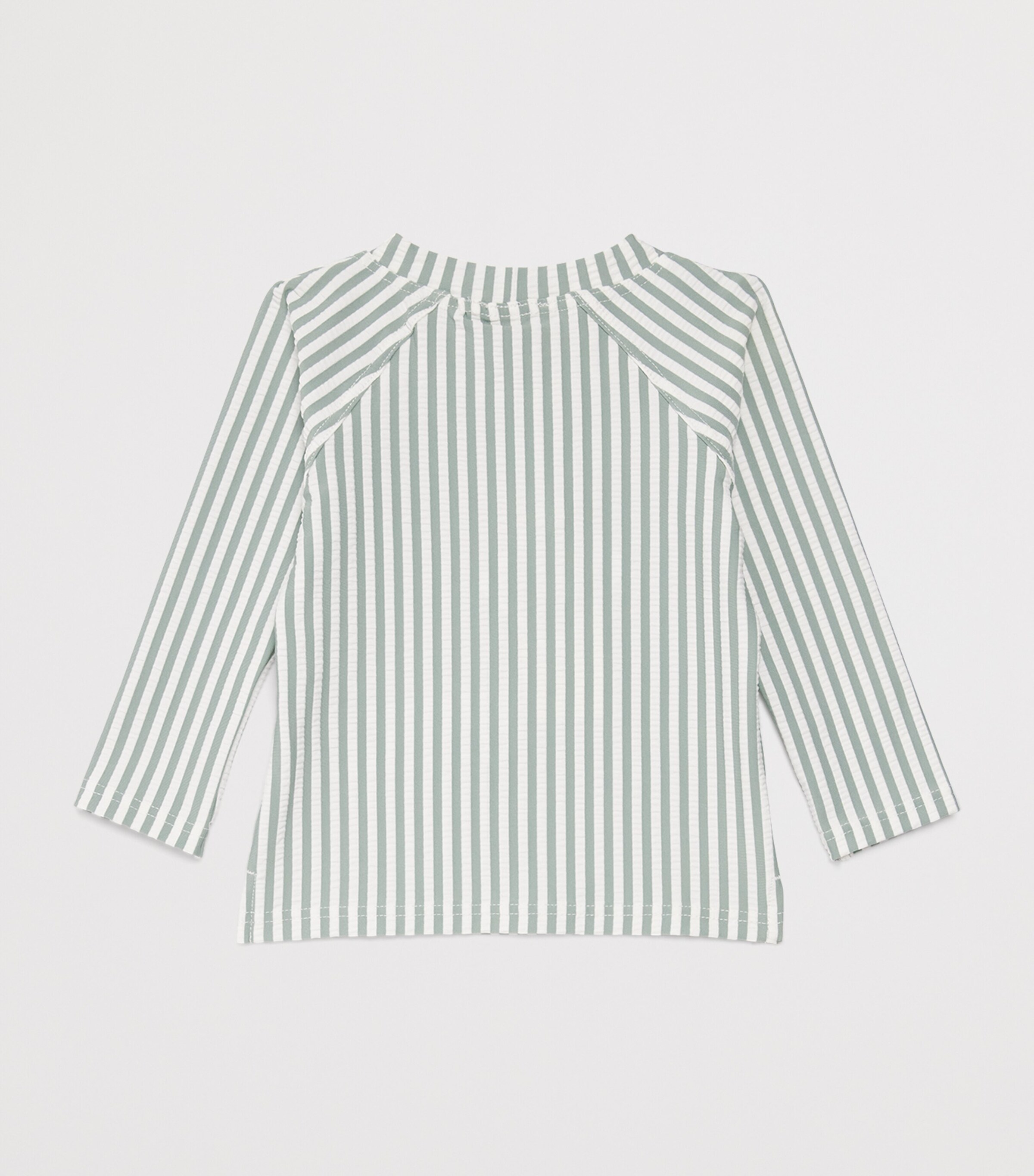 Liewood Seersucker Stripe Noah Swim T-Shirt (1-24 Months) Peppermint/sandy Image 2