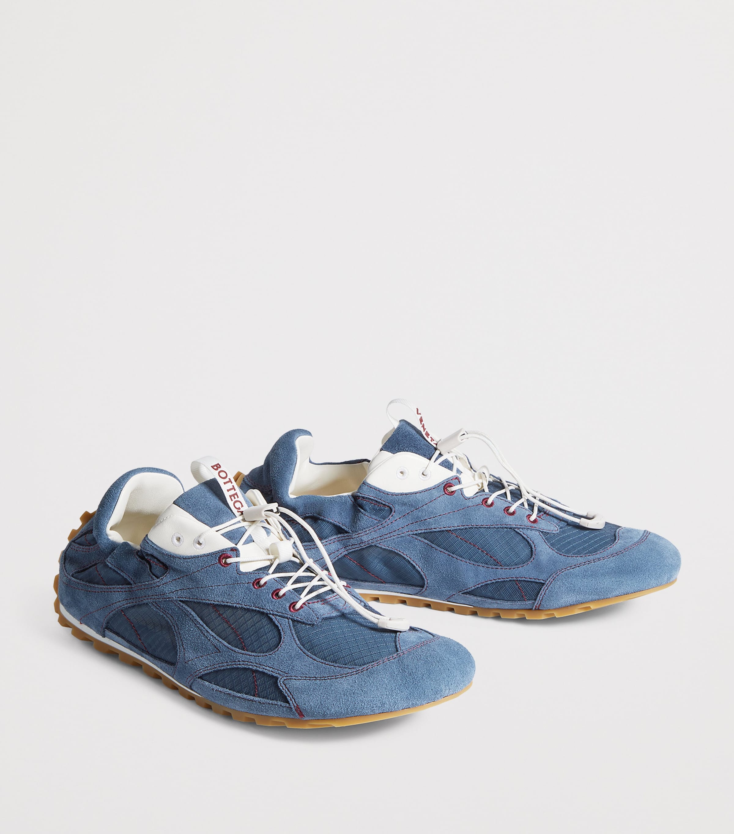 Bottega Veneta Suede-Trim Orbit Flash Sneakers Image 3