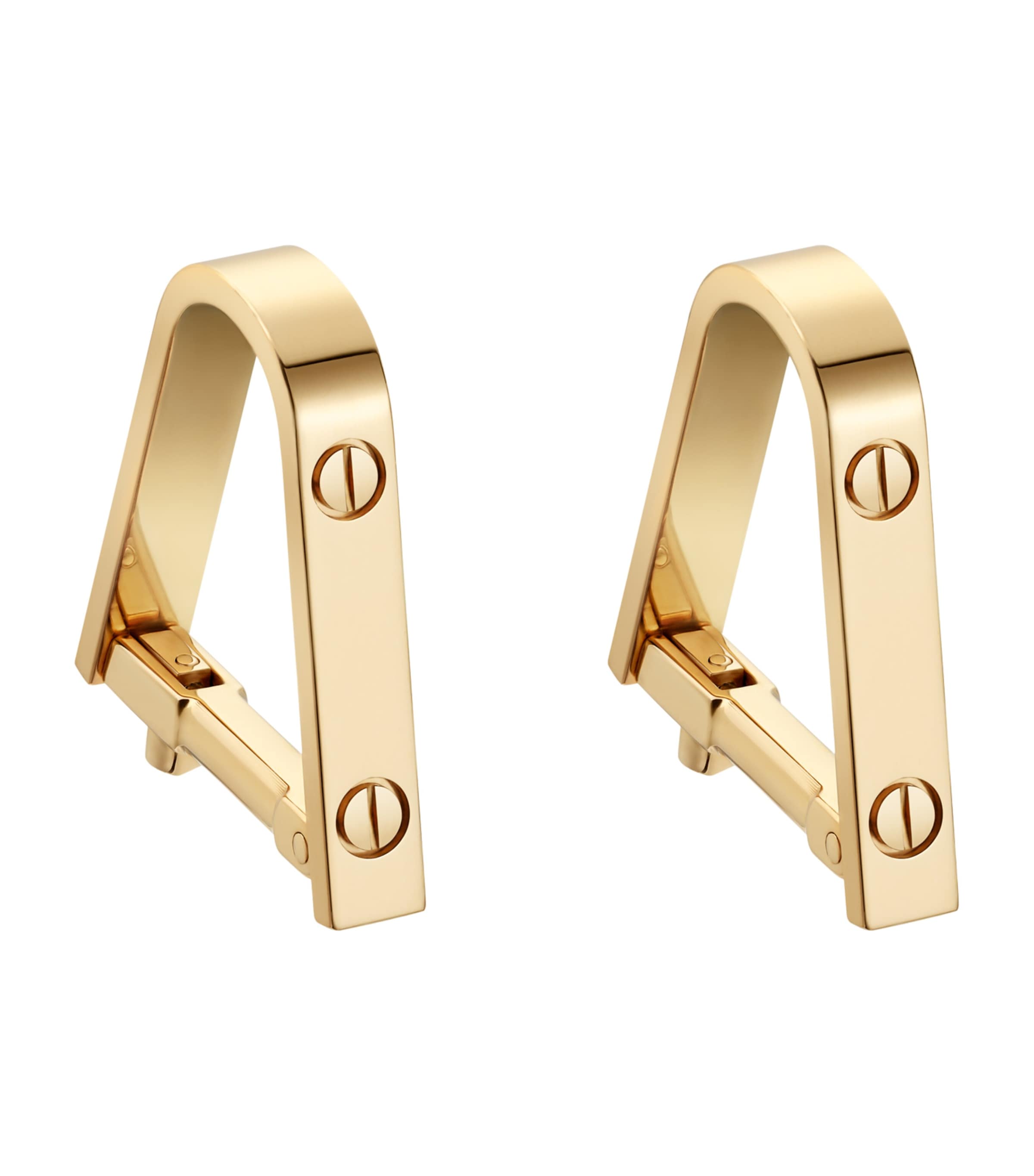 Yellow Gold LOVE Cufflinks YELLOW GOLD Image 1